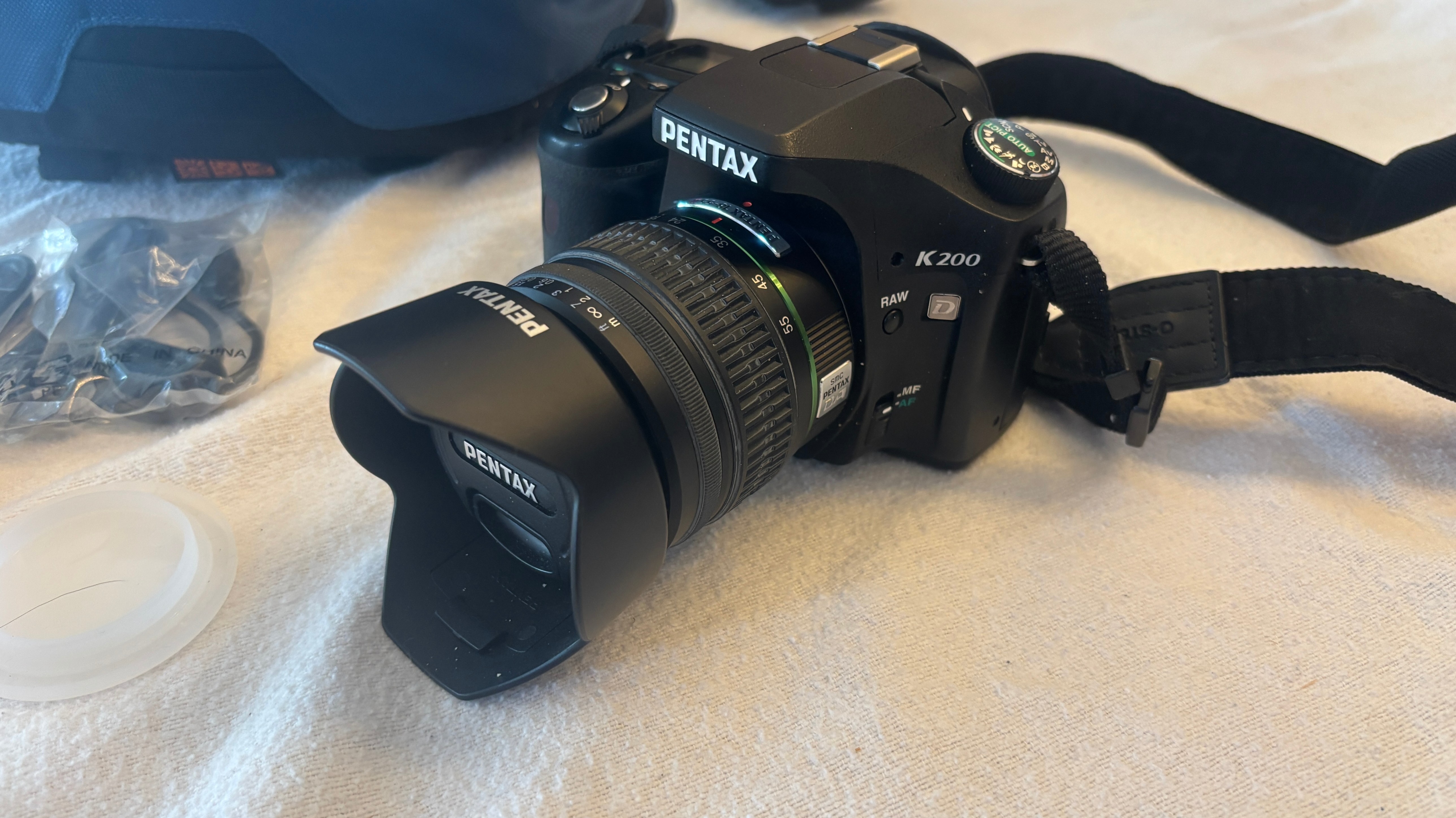 Pentax K200 Digital Camera with Lowepro Bag - photo 2