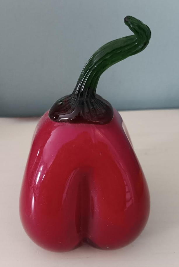 Vintage Murano style Art Glass Vegetables - corn eggplant more - photo 5