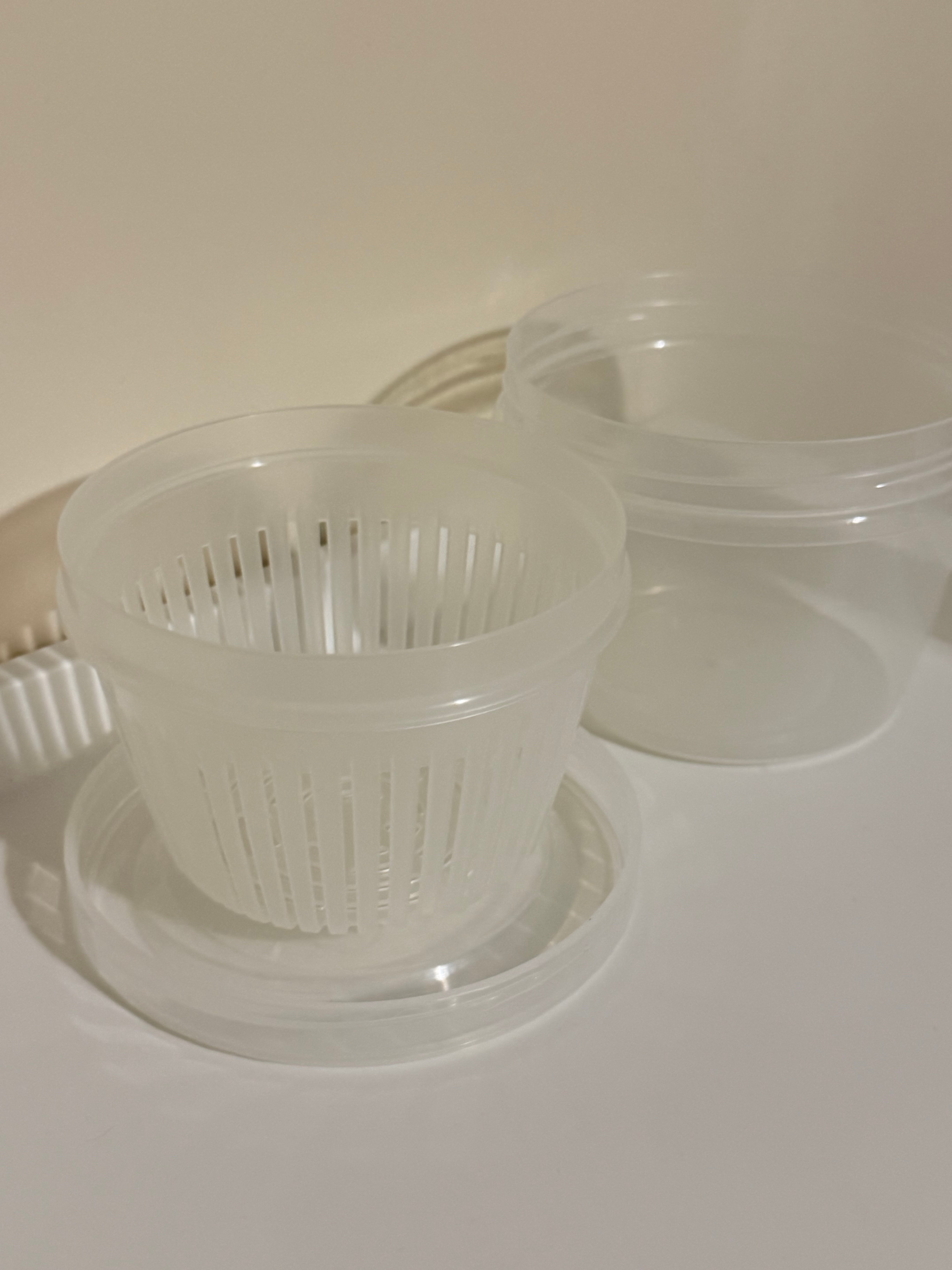 Food Storage Container with Strainer Basket