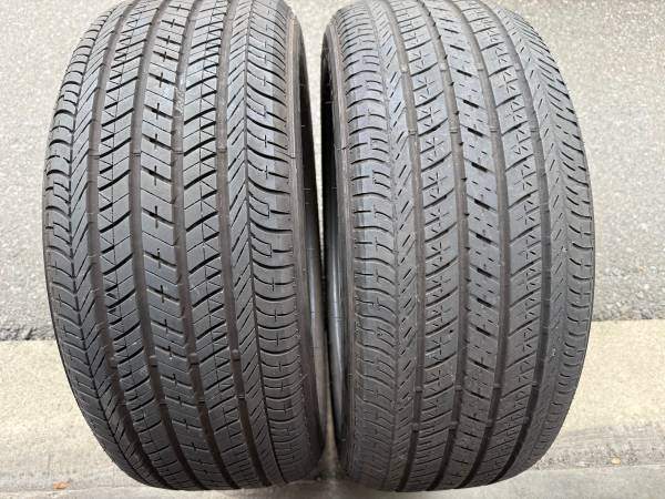 PAIR of 225/50/18 95V M+S Bridgestone Turanza EL450 RFT w 60/90% - photo 2