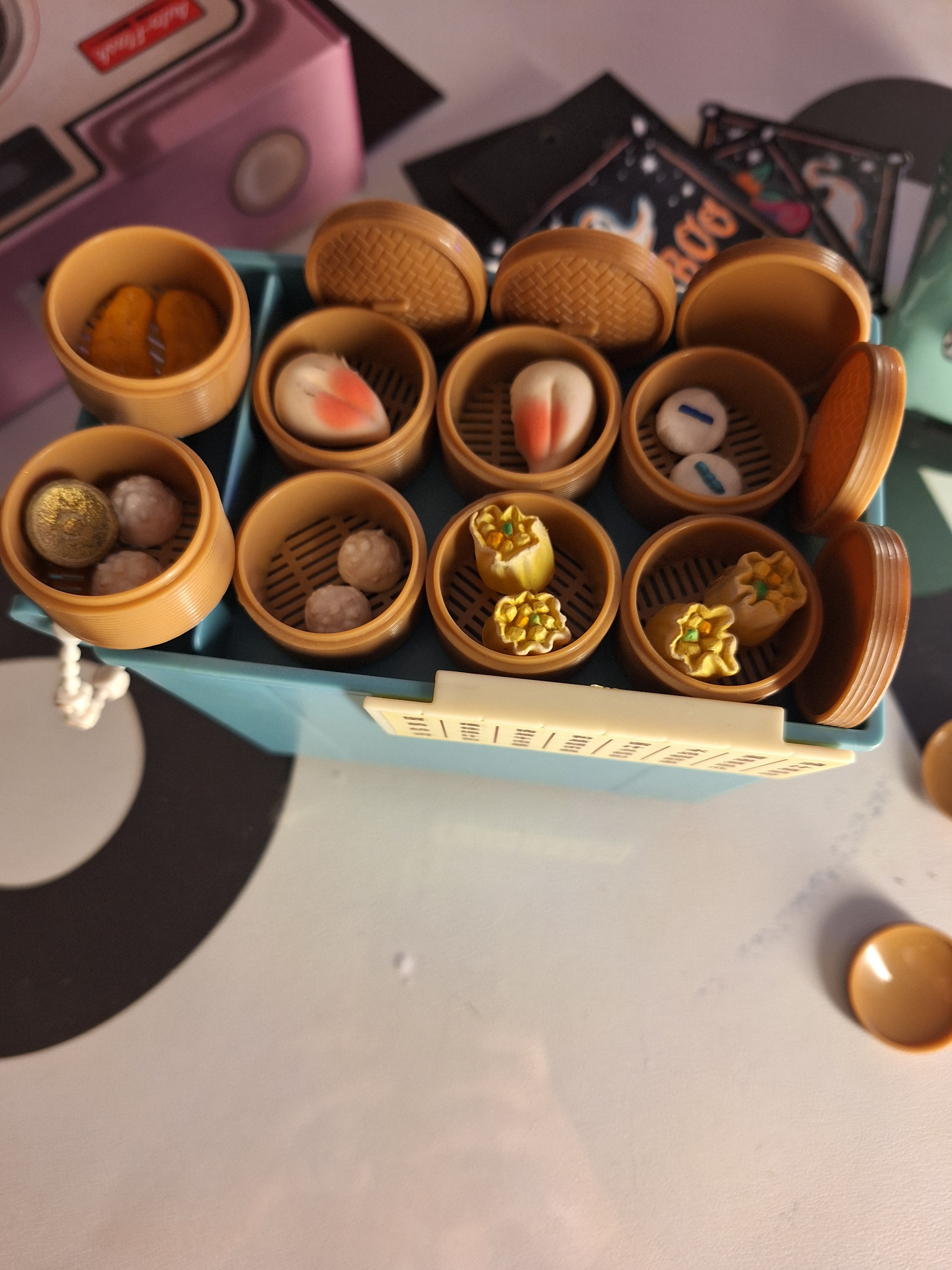 Miniature Dim Sum Cart