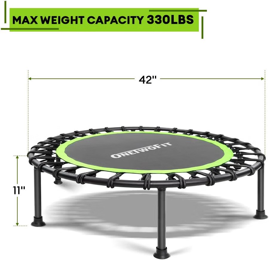 ONETWOFIT 42"/45" Rebounder Trampoline - photo 5