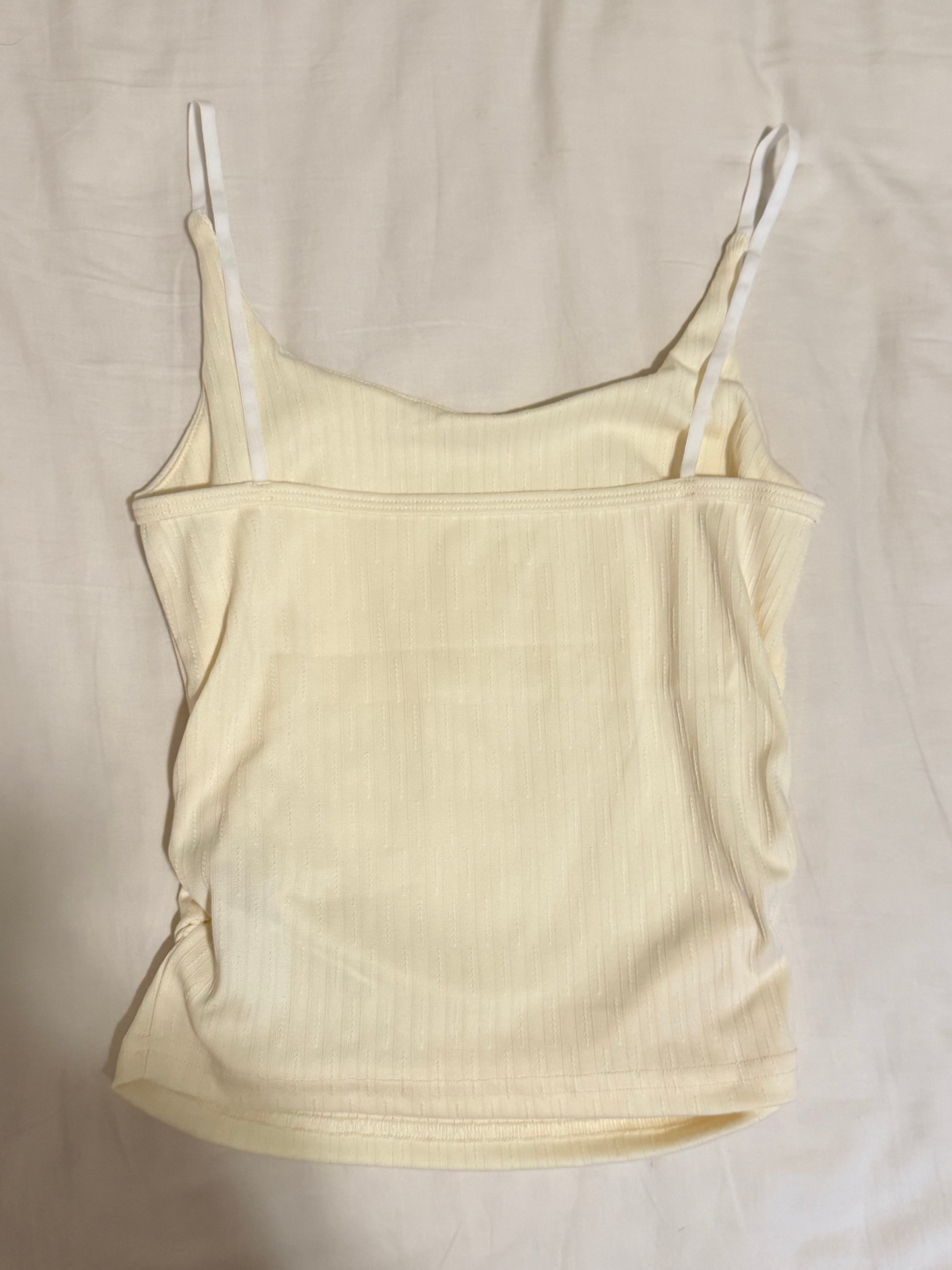 DAZY Ruched Ribbed Cami Top – Size M - photo 2