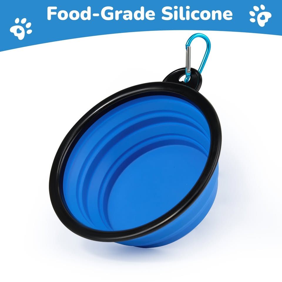 600 ml Collapsible Dog Bowl with Lid & LED Light - photo 4