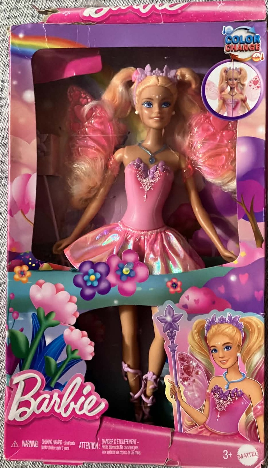 Barbie Color Change Fairy Doll (New)