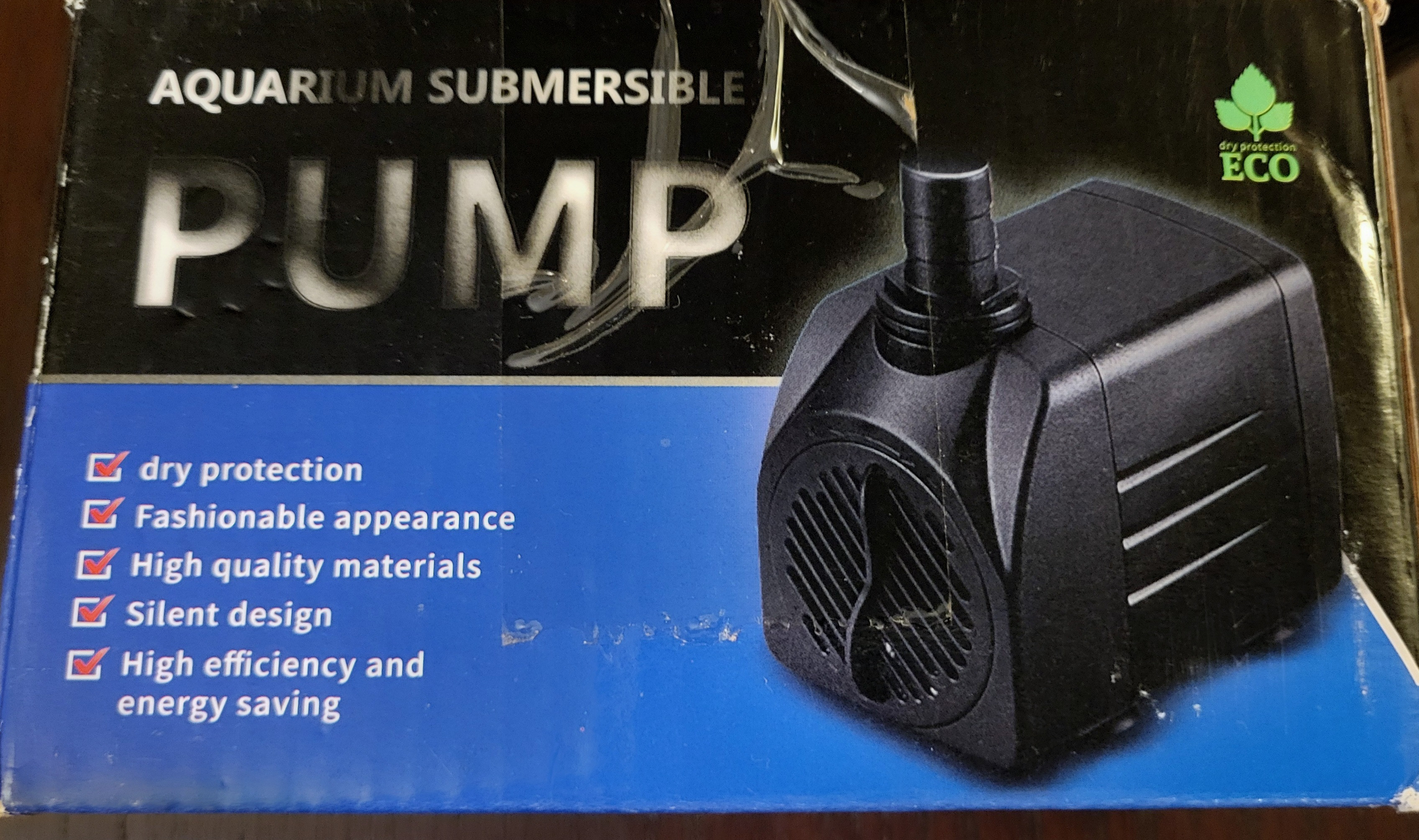10W aquarium/fountain water pump (NEW, NEVER USED)