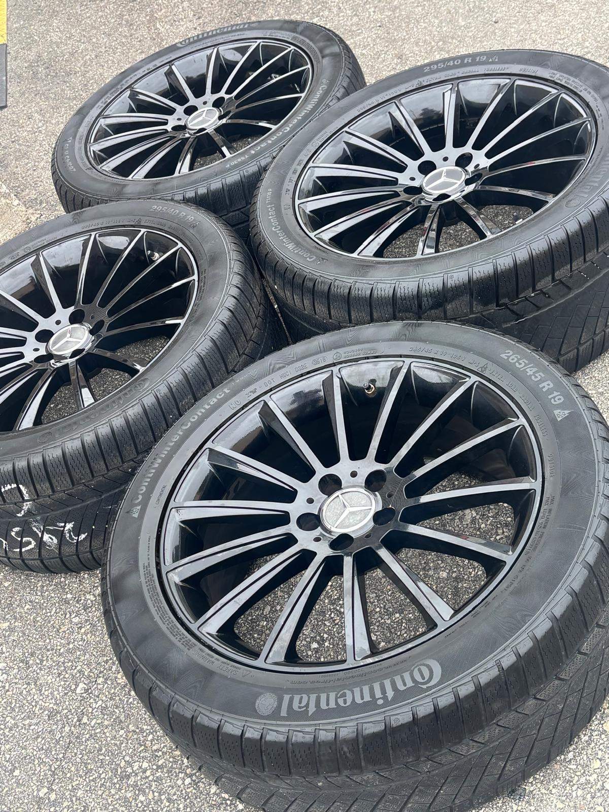 19"Merc S Class/CL staggeredAMG reps(5x112)+Continental Snows - photo 5