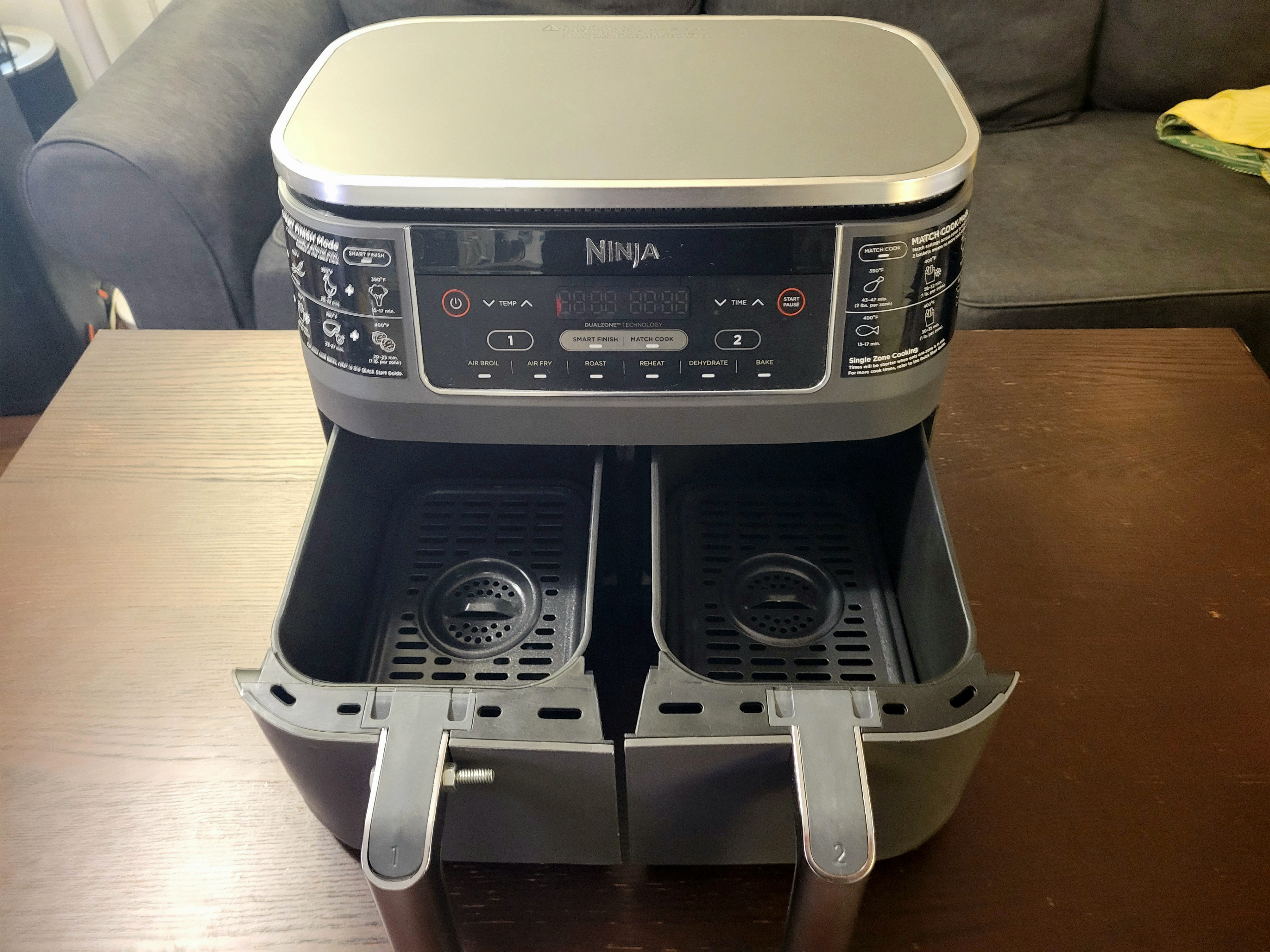 Ninja Foodi 8-Qt 2-Basket DualZone Air Fryer (Model DZ201)