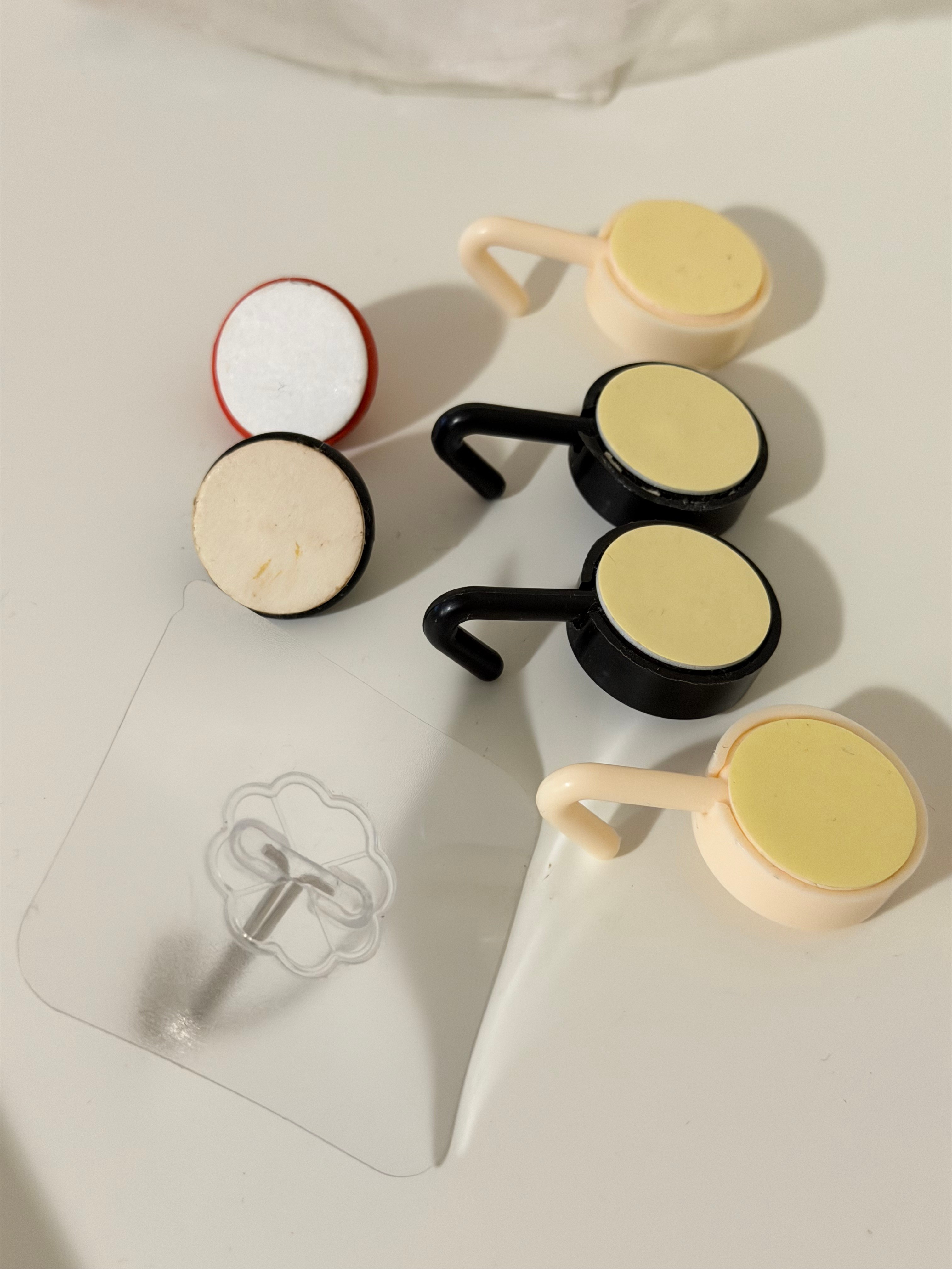 Adhesive Wall Hooks and Cable Clips – 7-Piece Set - photo 4