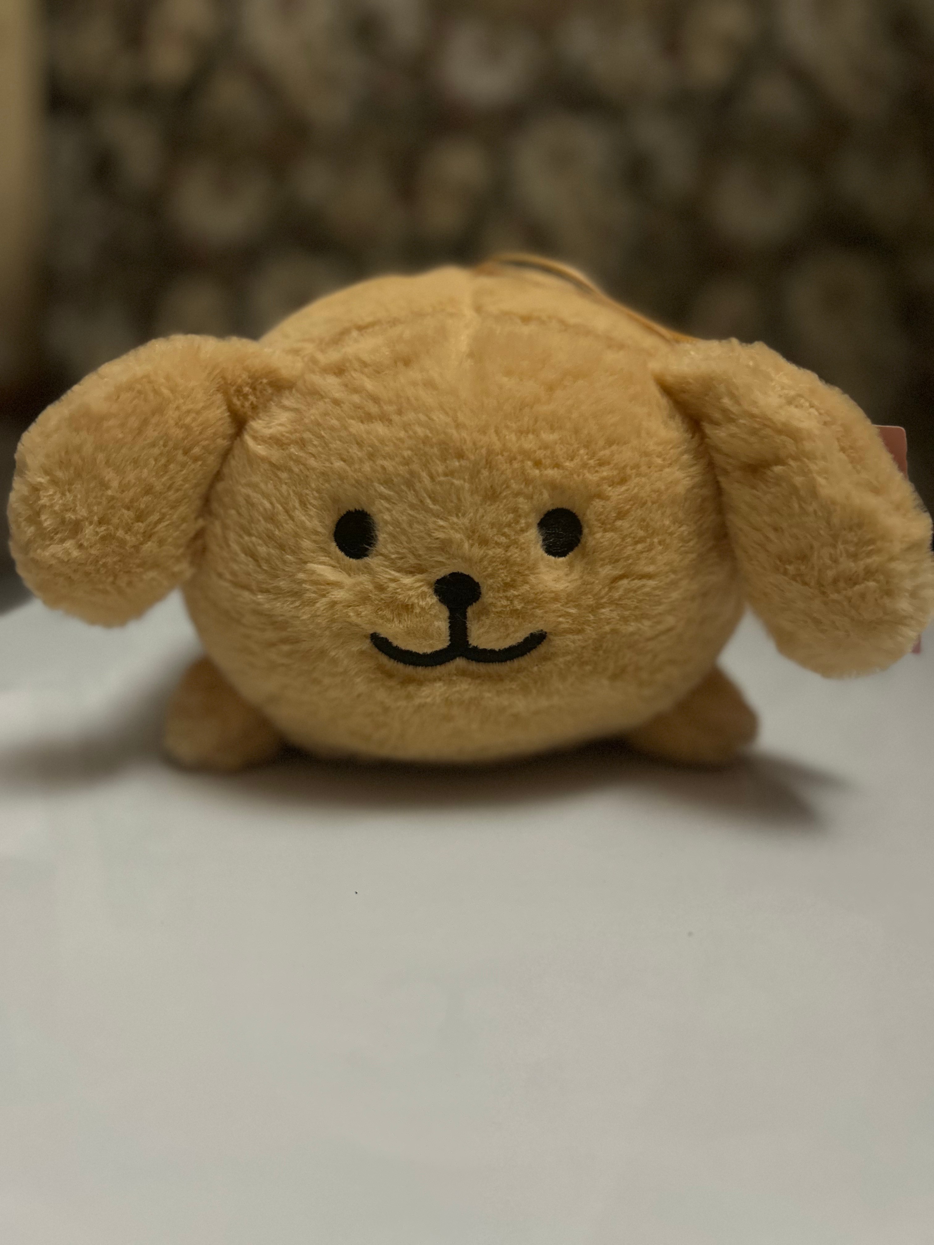 Korean Maltese Brown Dog Plush 5.5in/14cm