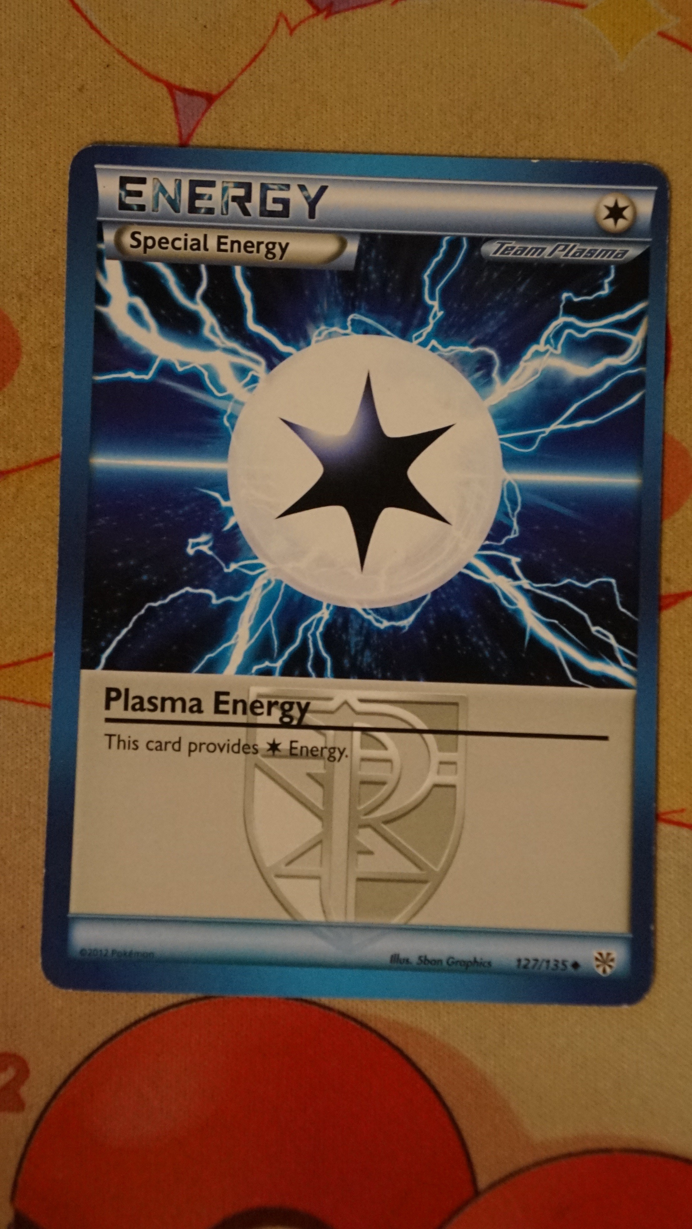 Pokemon Plasma Energy 127/135 Plasma Storm LP - photo 3
