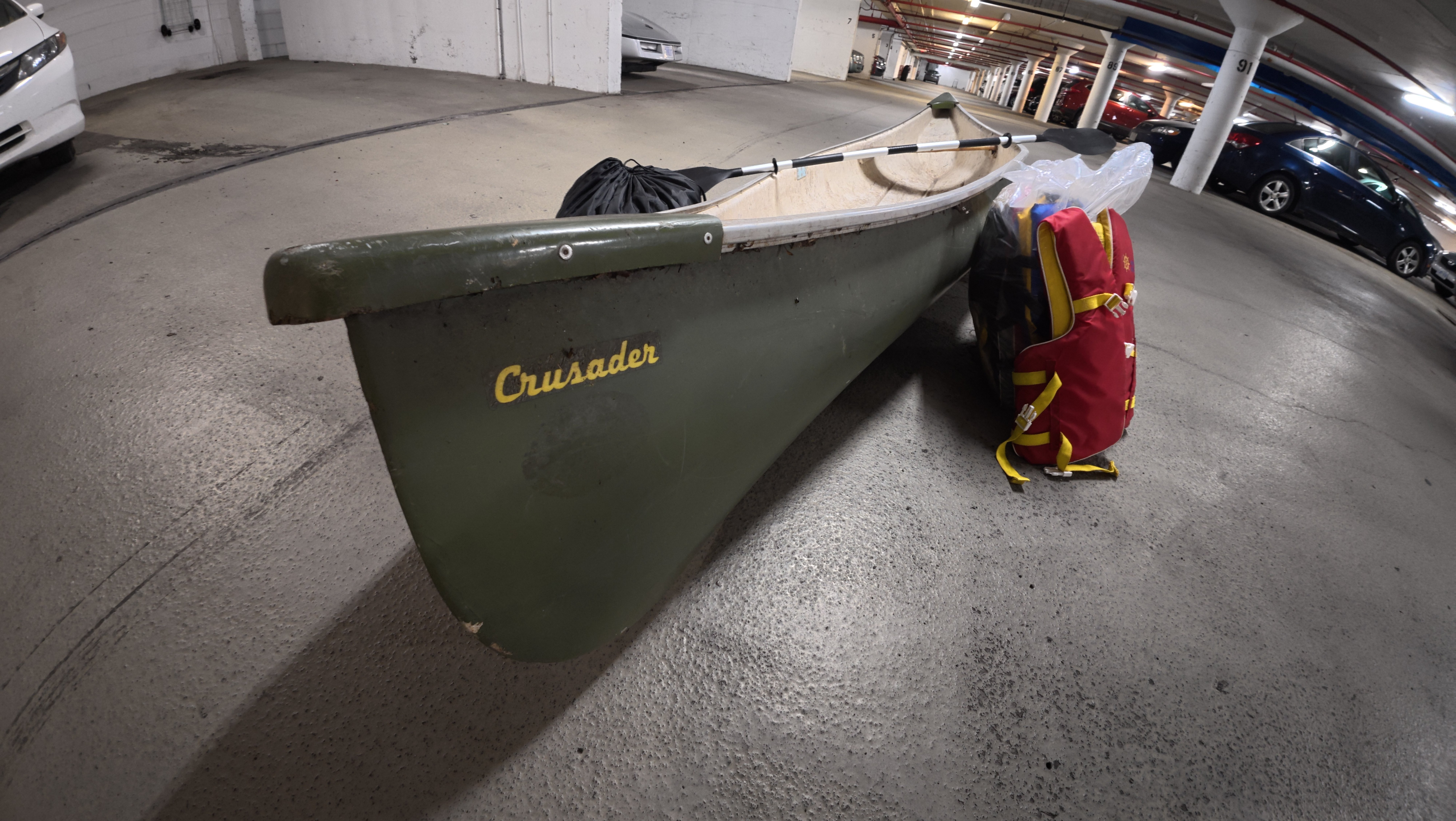 Canoe (14ft) - Fiberglass, 2 seats. - photo 3