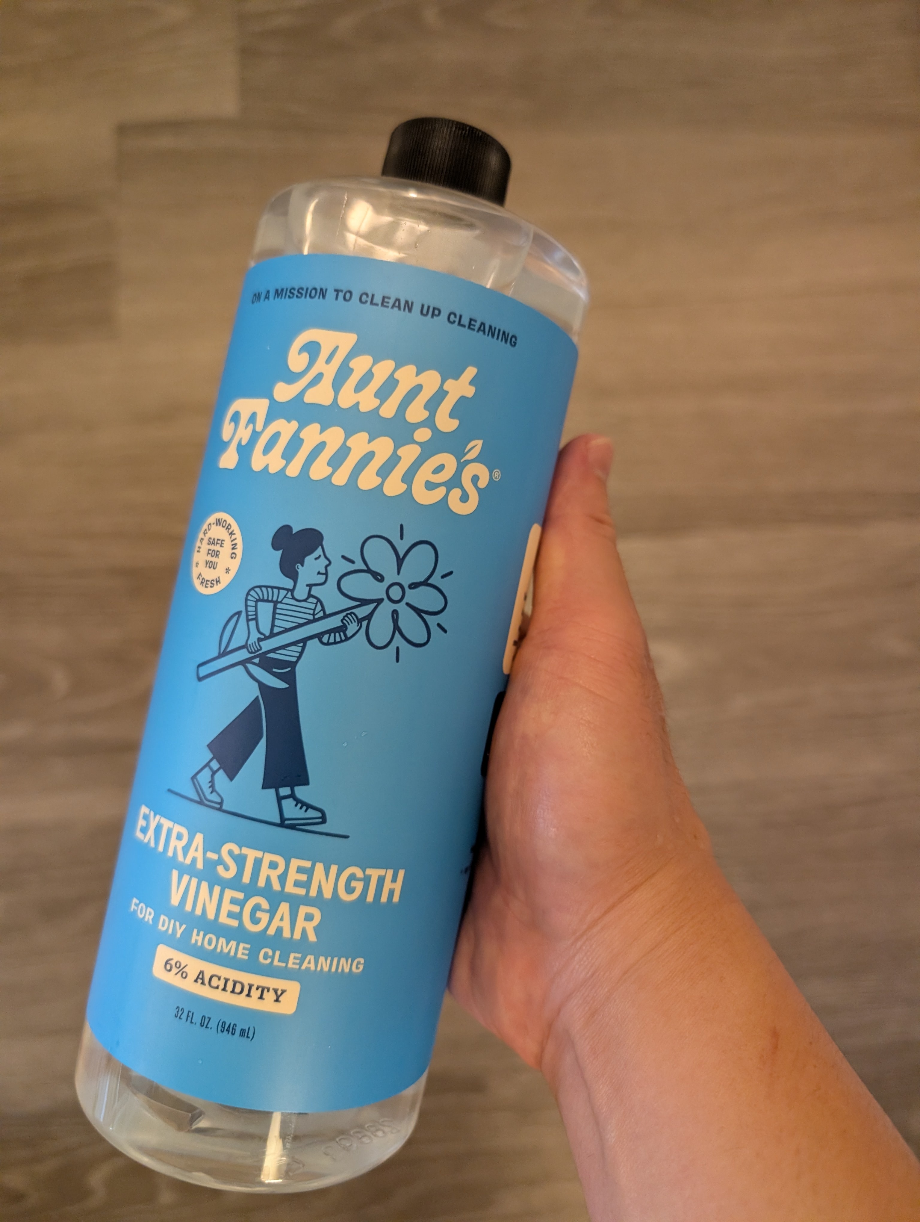 Aunt Fannie's 6% Cleaning Vinegar 946mL - Brand New