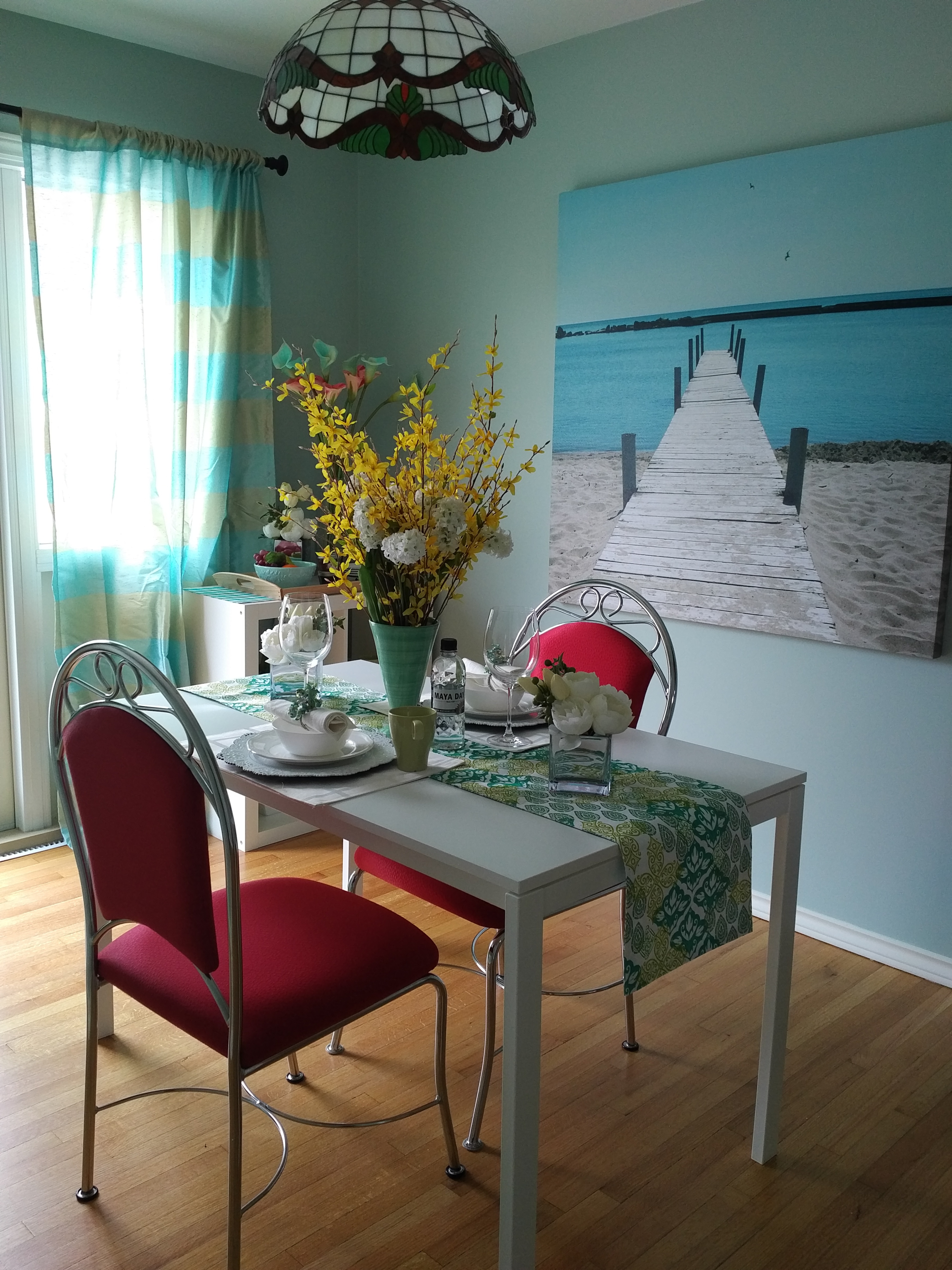 48″ Square Coastal Canvas Wall Art – $50 - photo 4