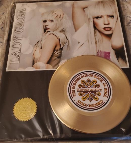 LADY GAGA 15X12 WALL PLAQUE