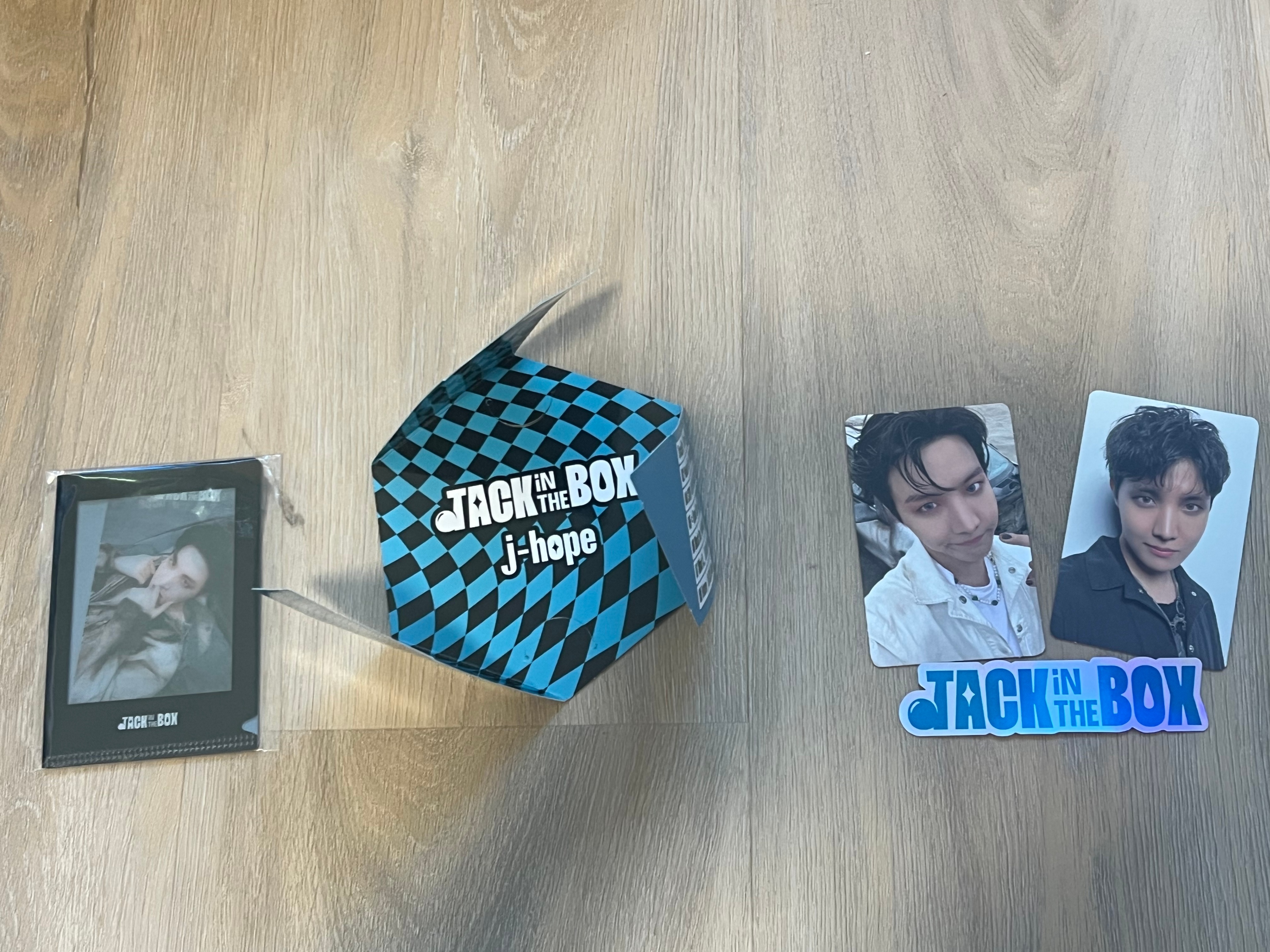 J-hope Jack In The Box Blue Weverse Album + Hope Pot Extras - photo 3