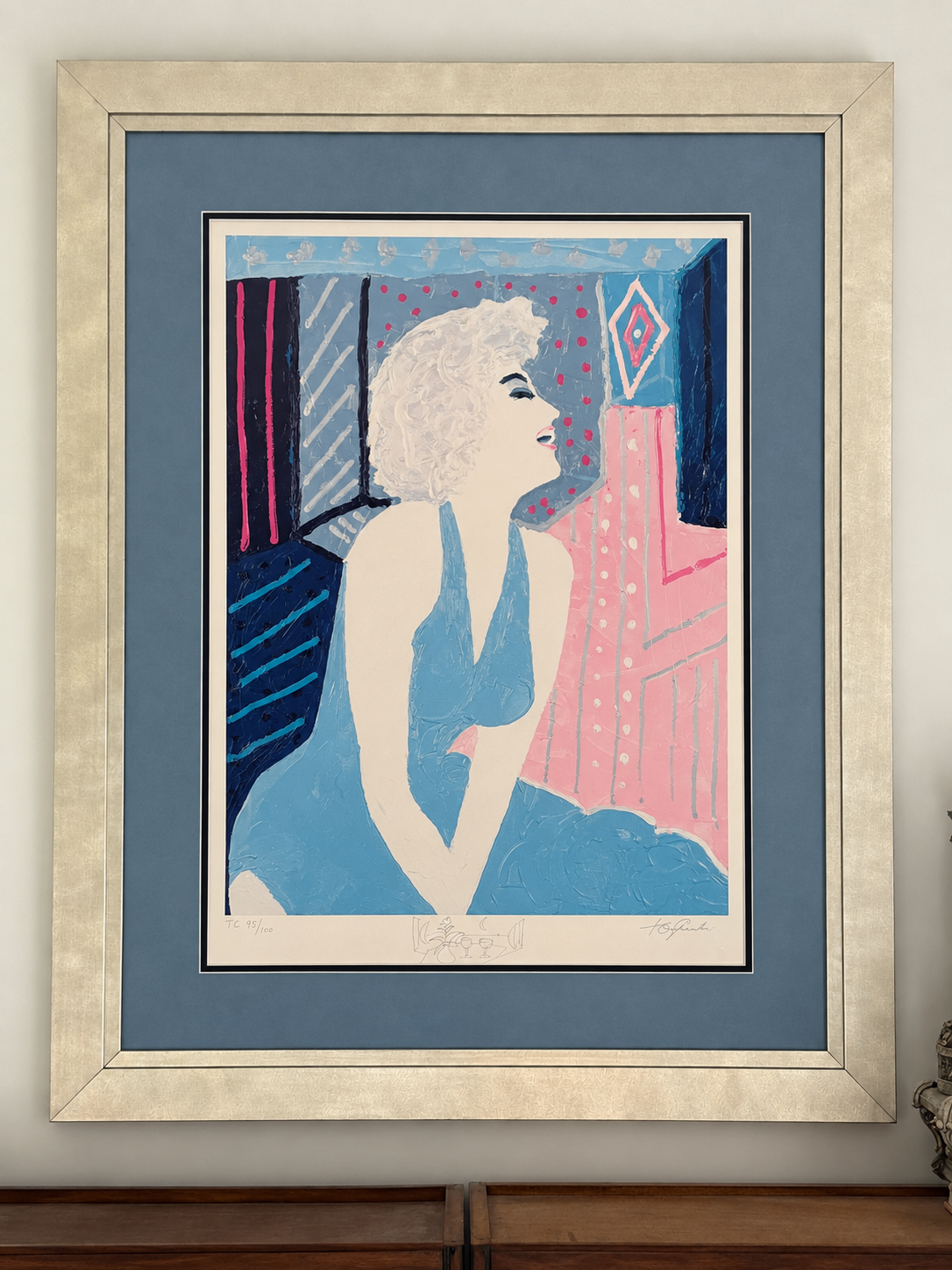 Marilyn Monroe Limited Edition Print by Tony Curtis – Signed