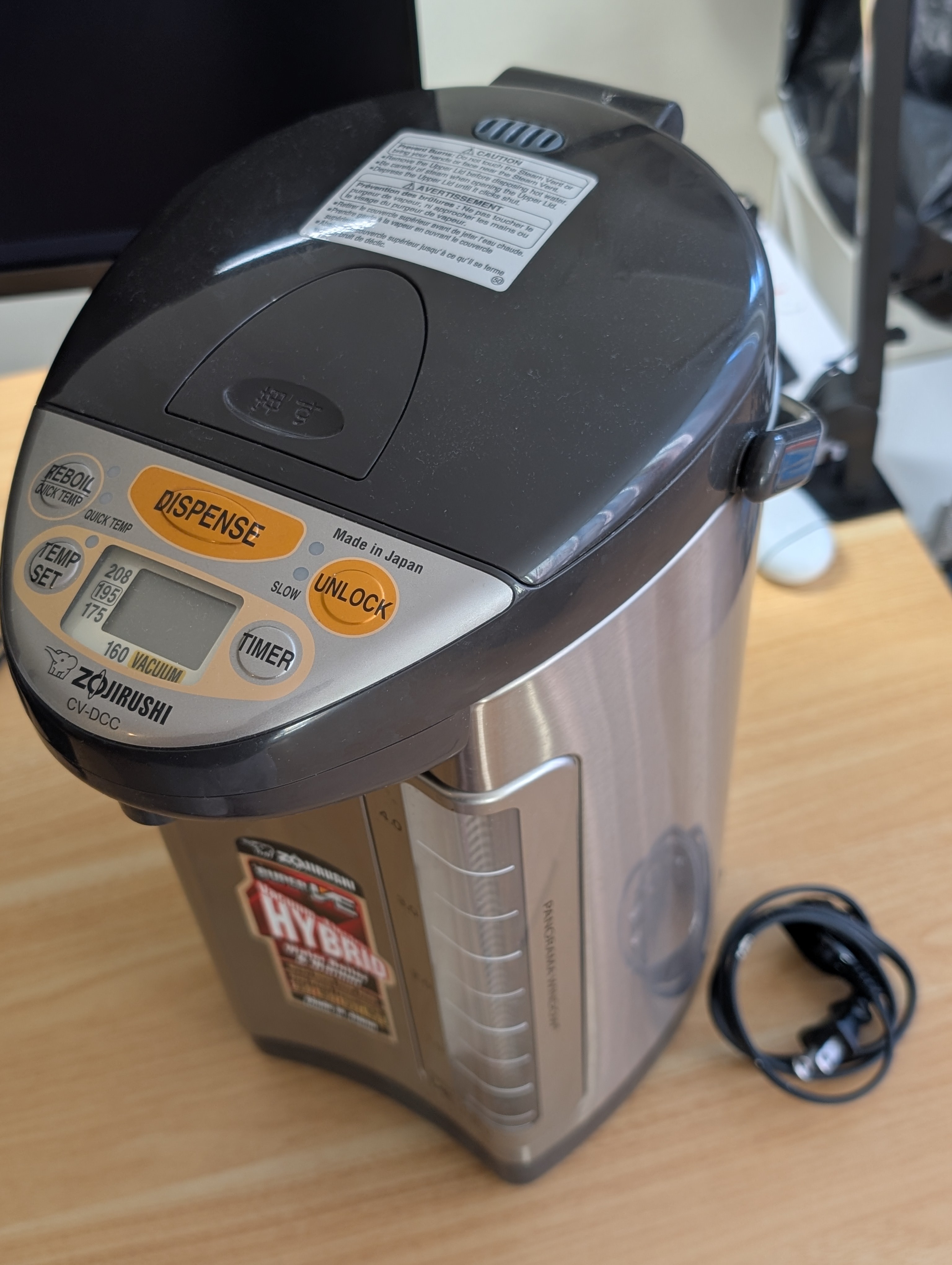 Zojirushi CV-DCC50 5L VE Hybrid Water Boiler - Made in Japan