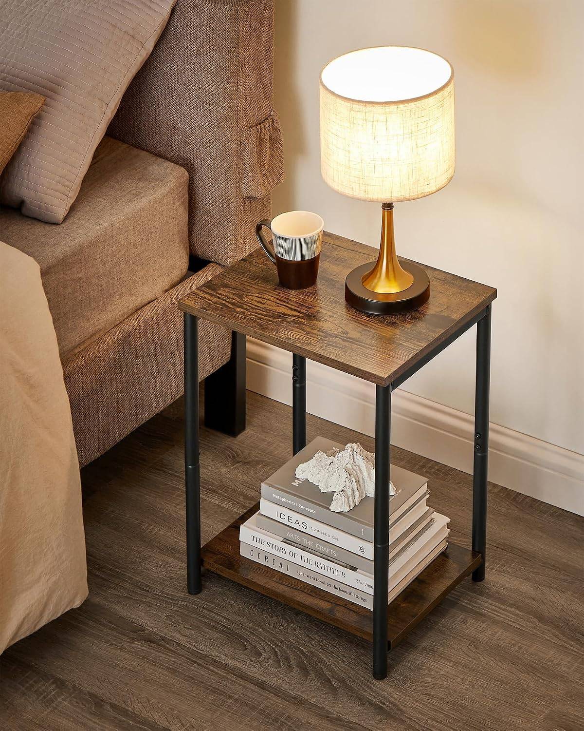Side Table, Small End Table, Nightstand - photo 5