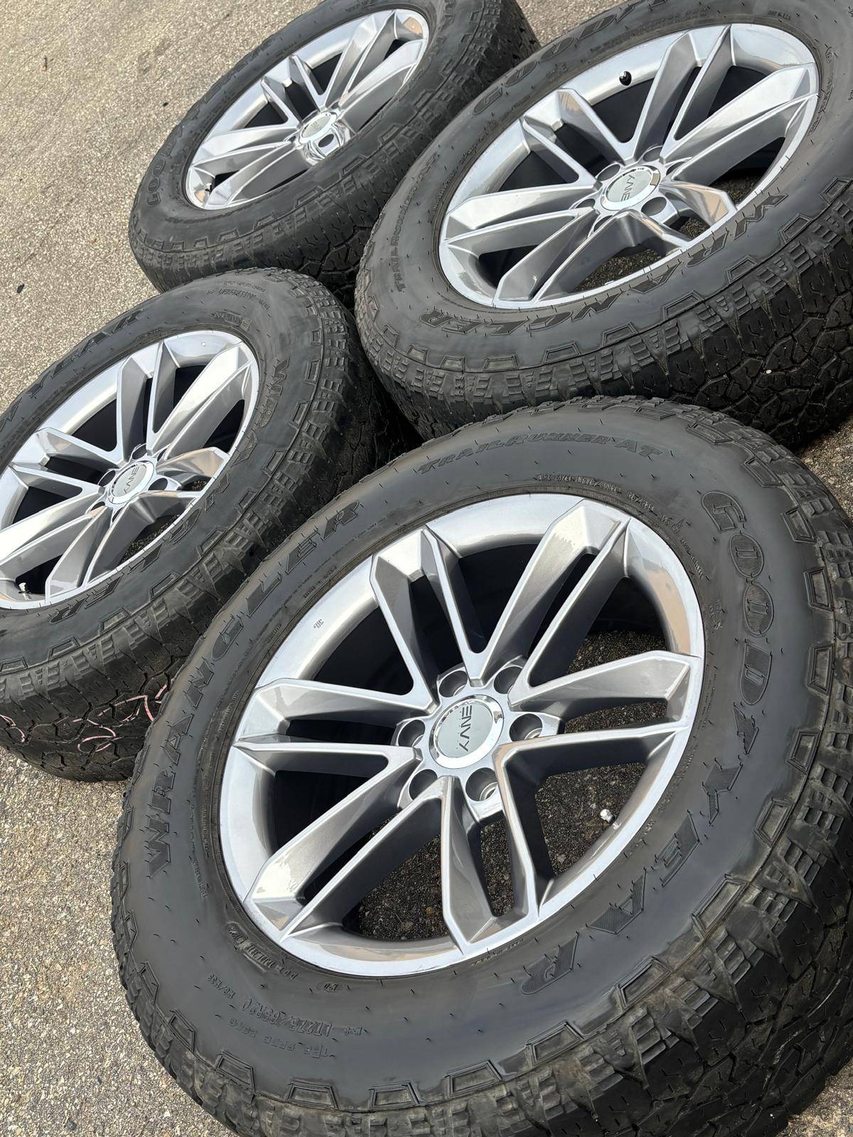 NEW 20”Envy(6x139)+used Goodyear A/T-Escalade/Tahoe/Sierra/Silv - photo 5