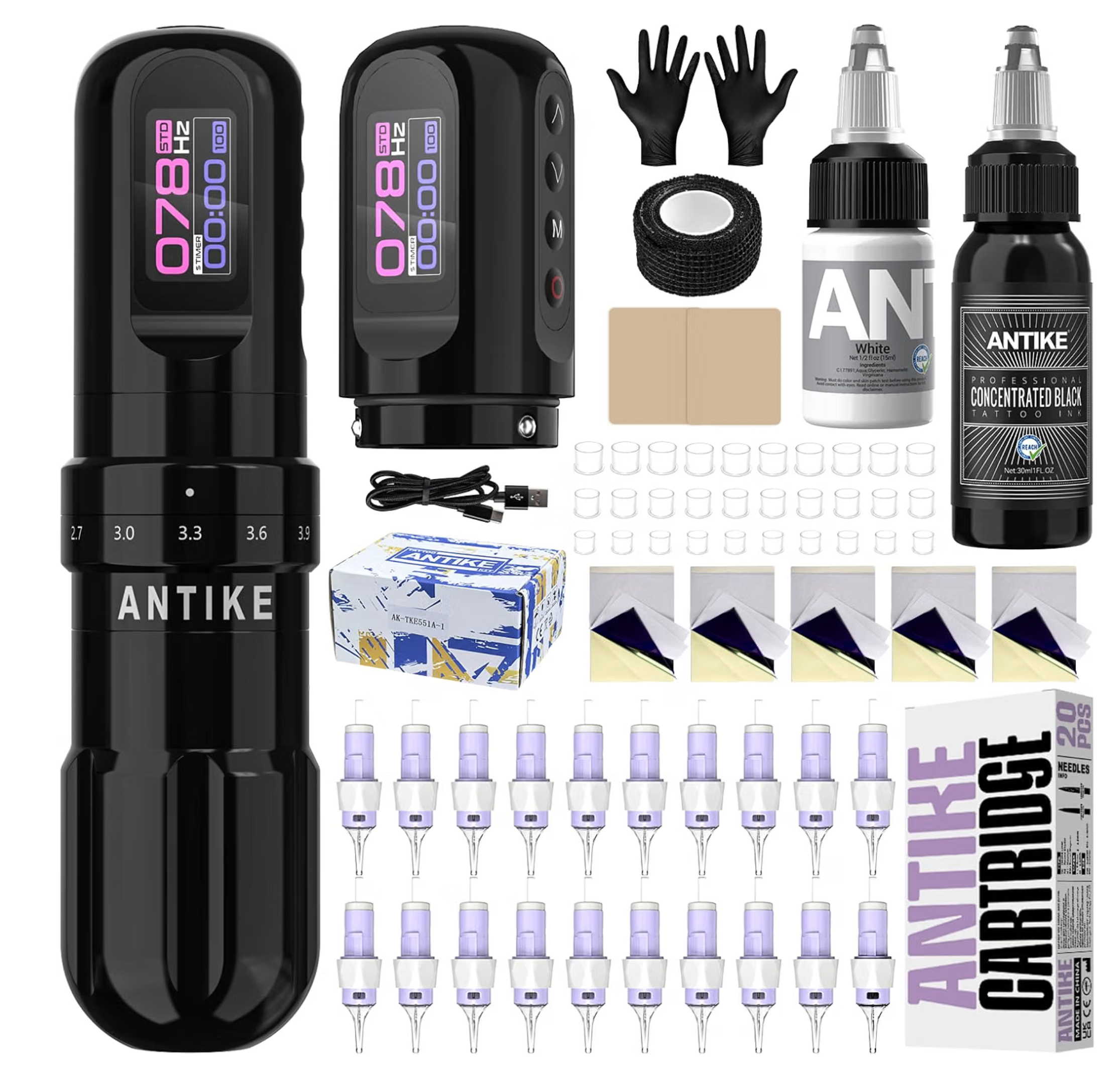 Tattoo Gun Kit – Brand New, Cordless