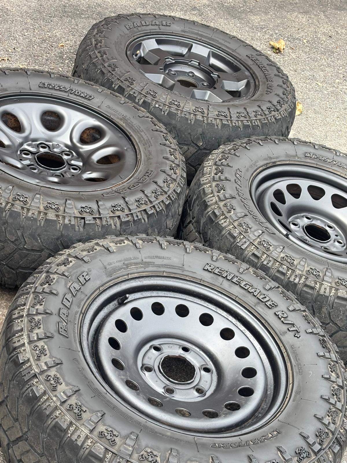 17”GM rims(6x139)+LT265/70/R17 R/T-Tahoe/Sierra/Silverado/Yukon