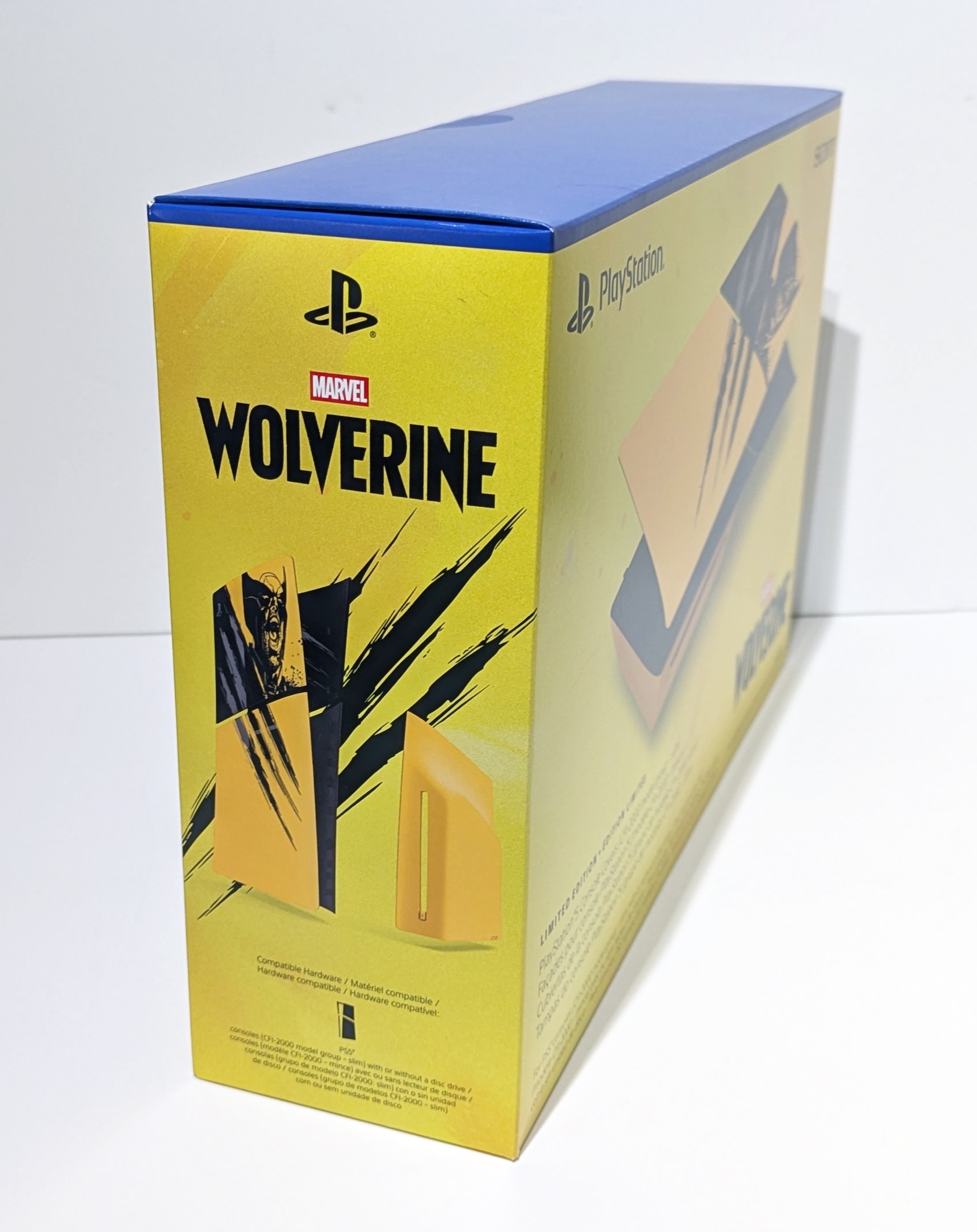 PS5 Slim Marvel's Wolverine Yellow Limited Edition Cover - NEW - photo 3