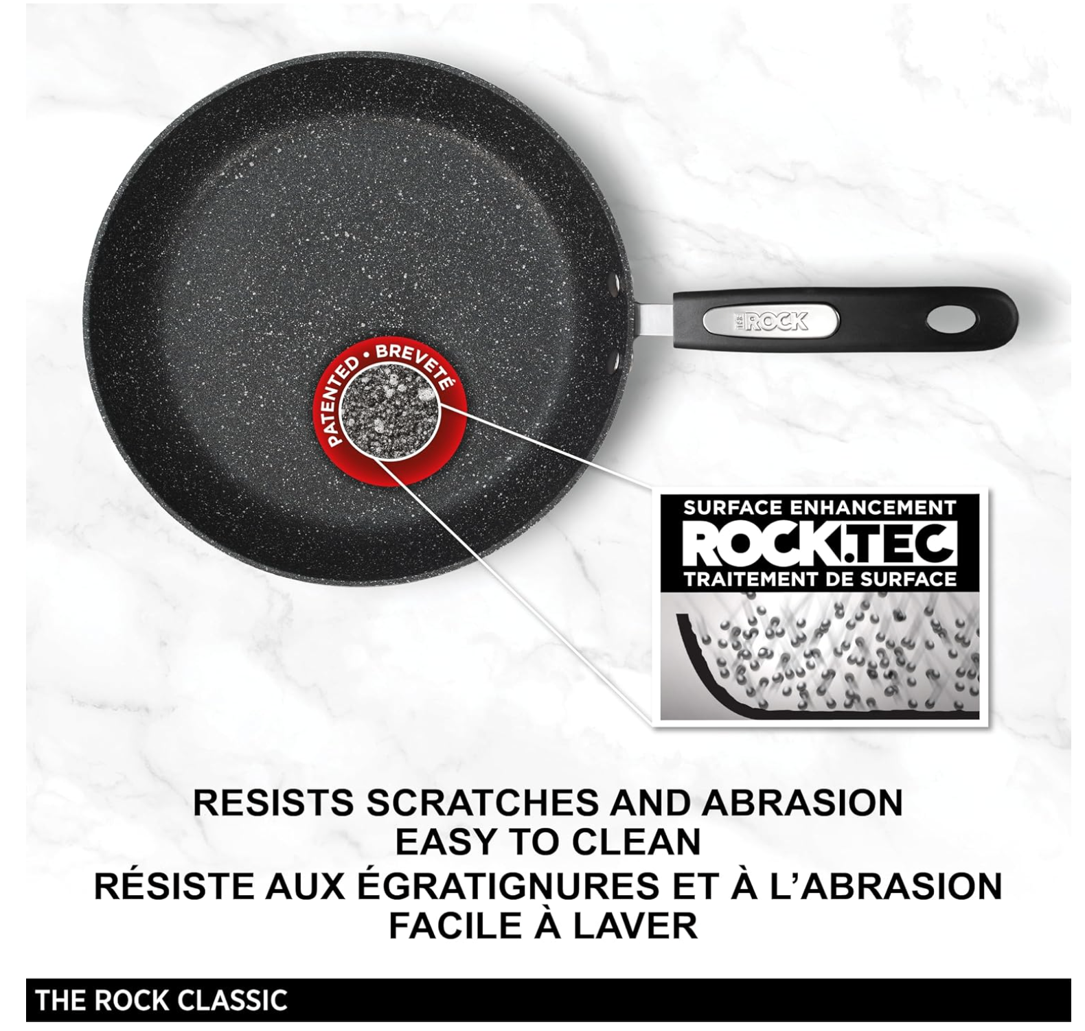 Brand New Starfrit The Rock 8" (20 cm) Non-Stick Fry Pan - photo 4