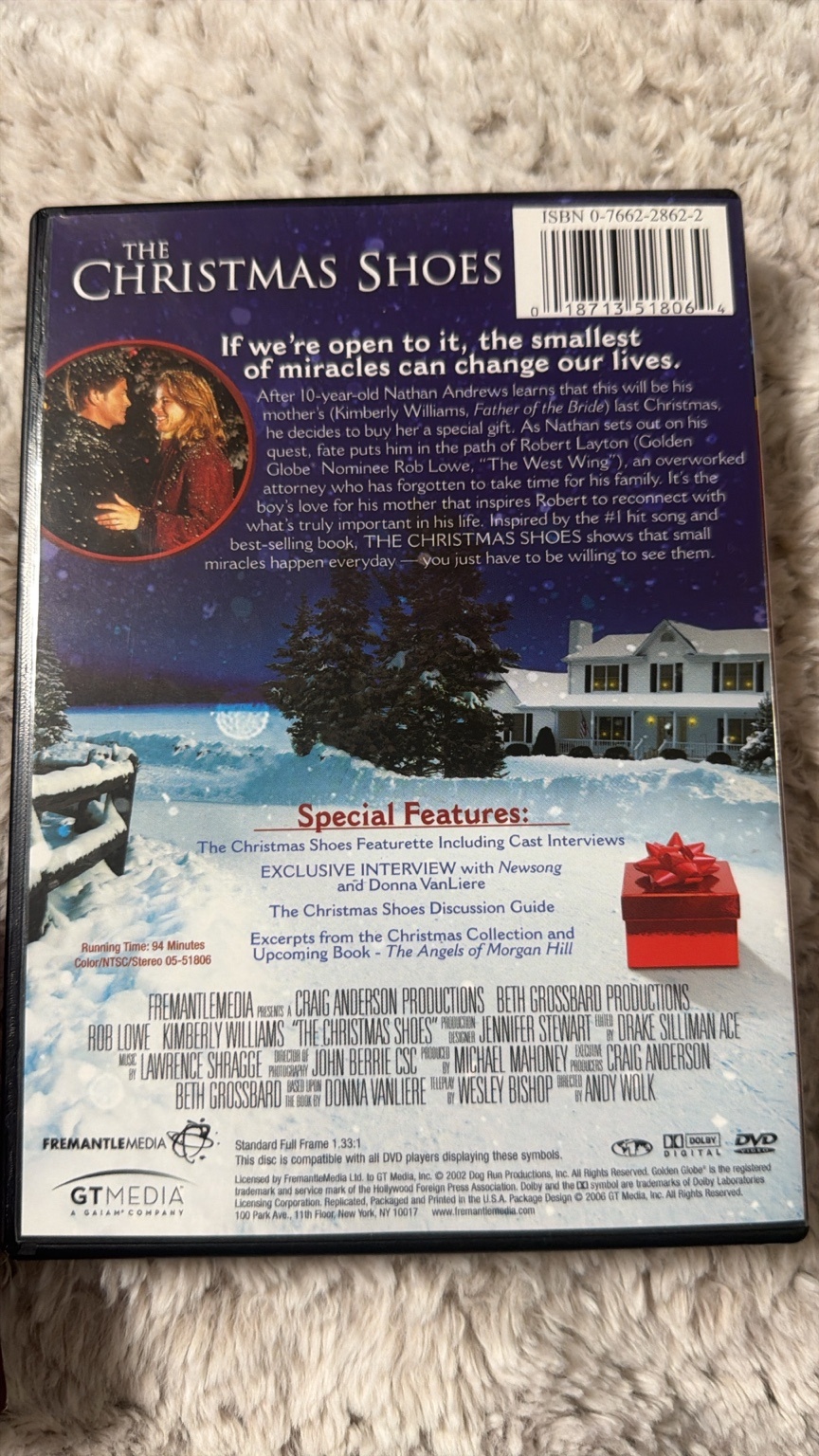 The Christmas Shoes DVD (2002) – Rob Lowe - photo 3