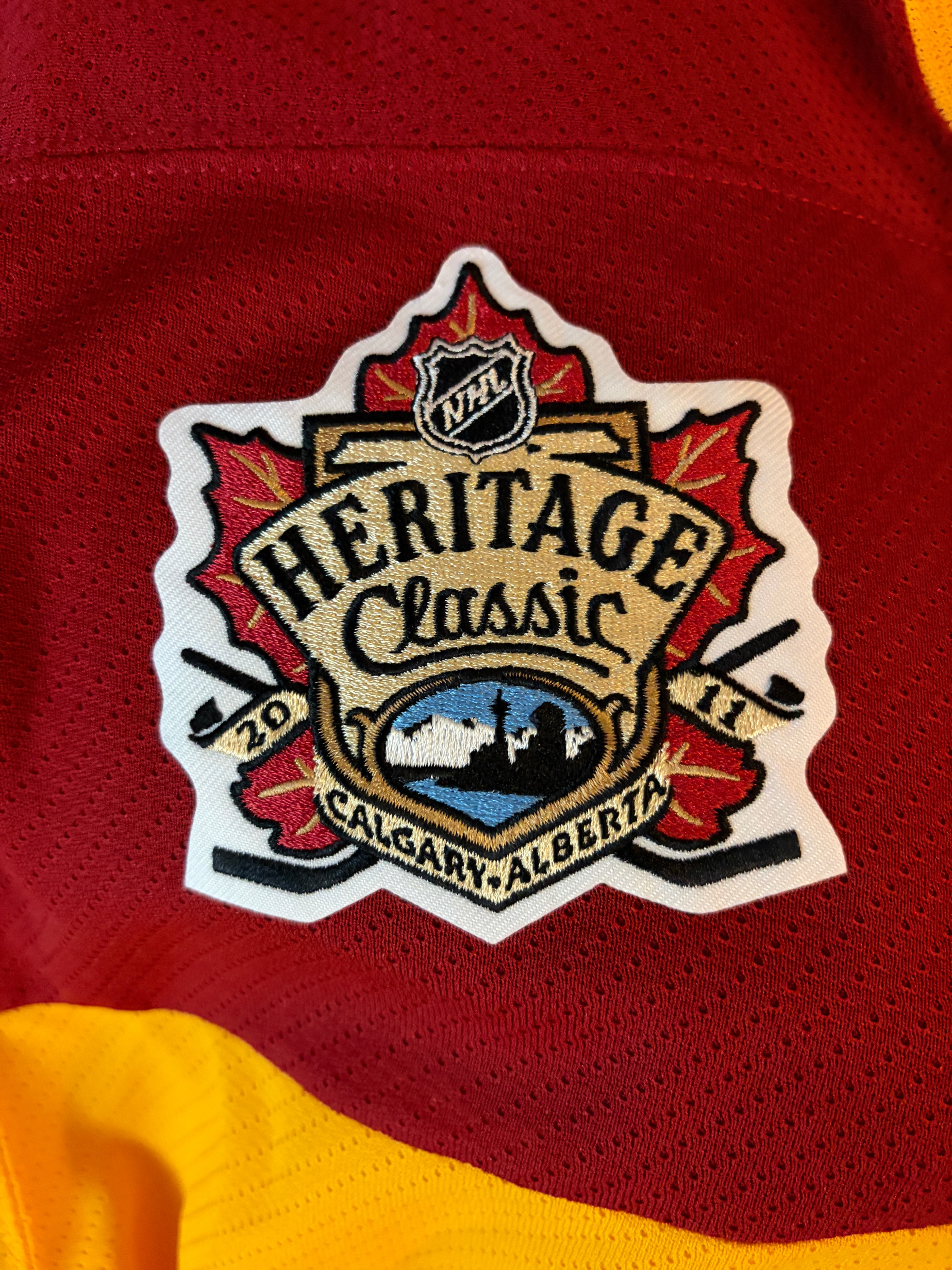 Calgary Flames Iginla Heritage Classic Jersey - photo 3
