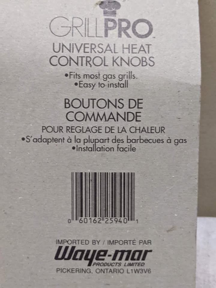 BBQ Control Knobs - 2 Pack, Universal, brand new - photo 2
