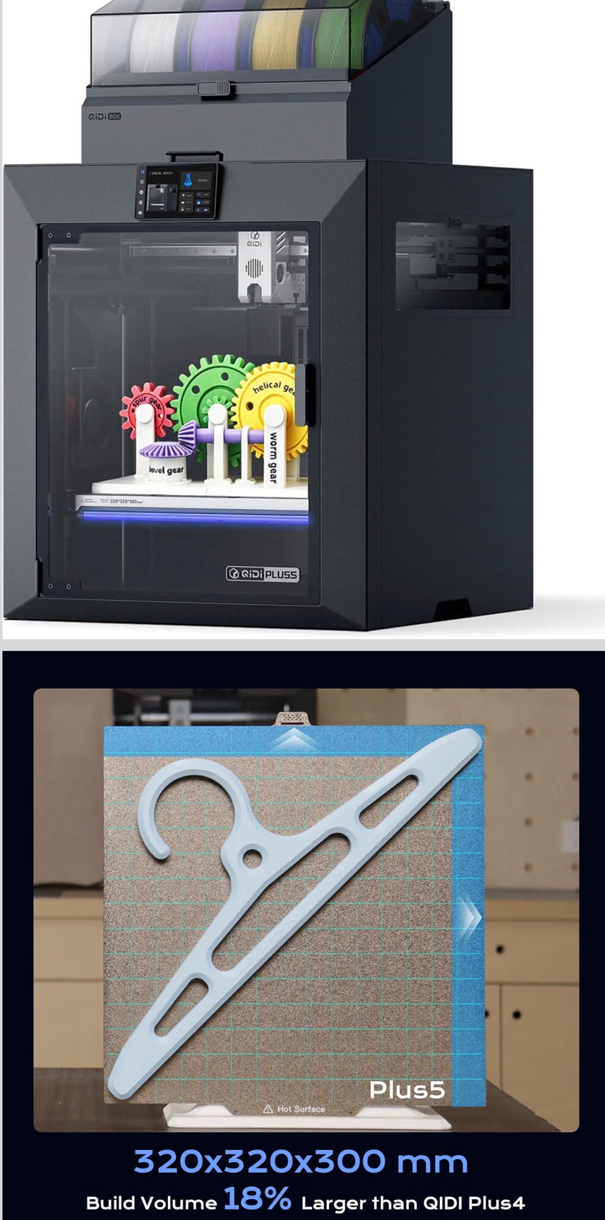 Plus5 Combo Multi-Color 3D Printer max 600mm/s Speed auto-level - photo 2