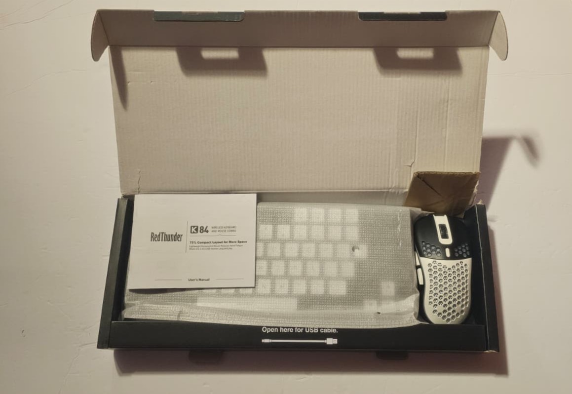 NEW RedThunder K84 Wireless Gaming Keyboard & Mouse Combo - photo 3