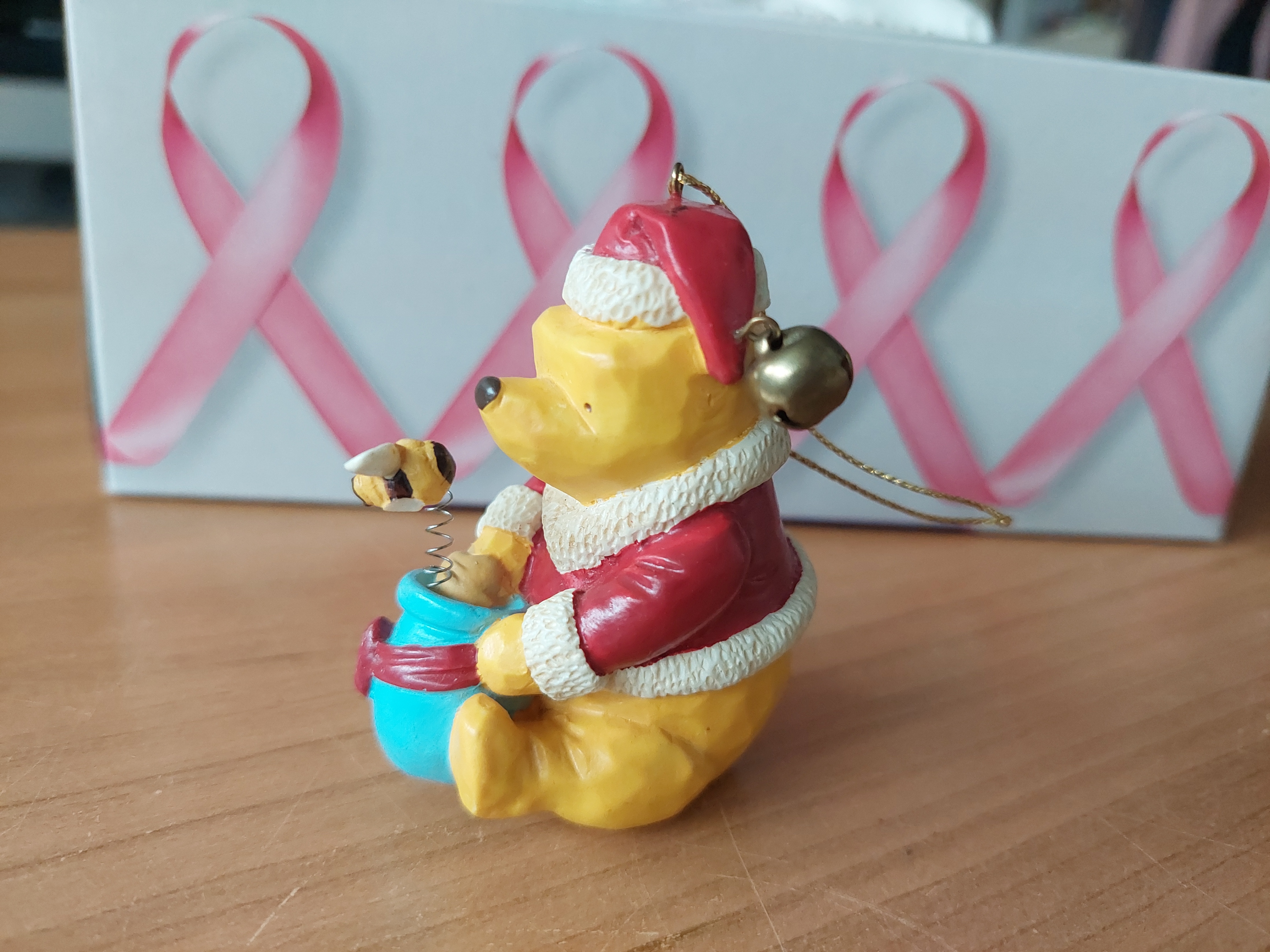 Vintage Classic Winnie the Pooh Christmas Ornament Santa Disney - photo 2