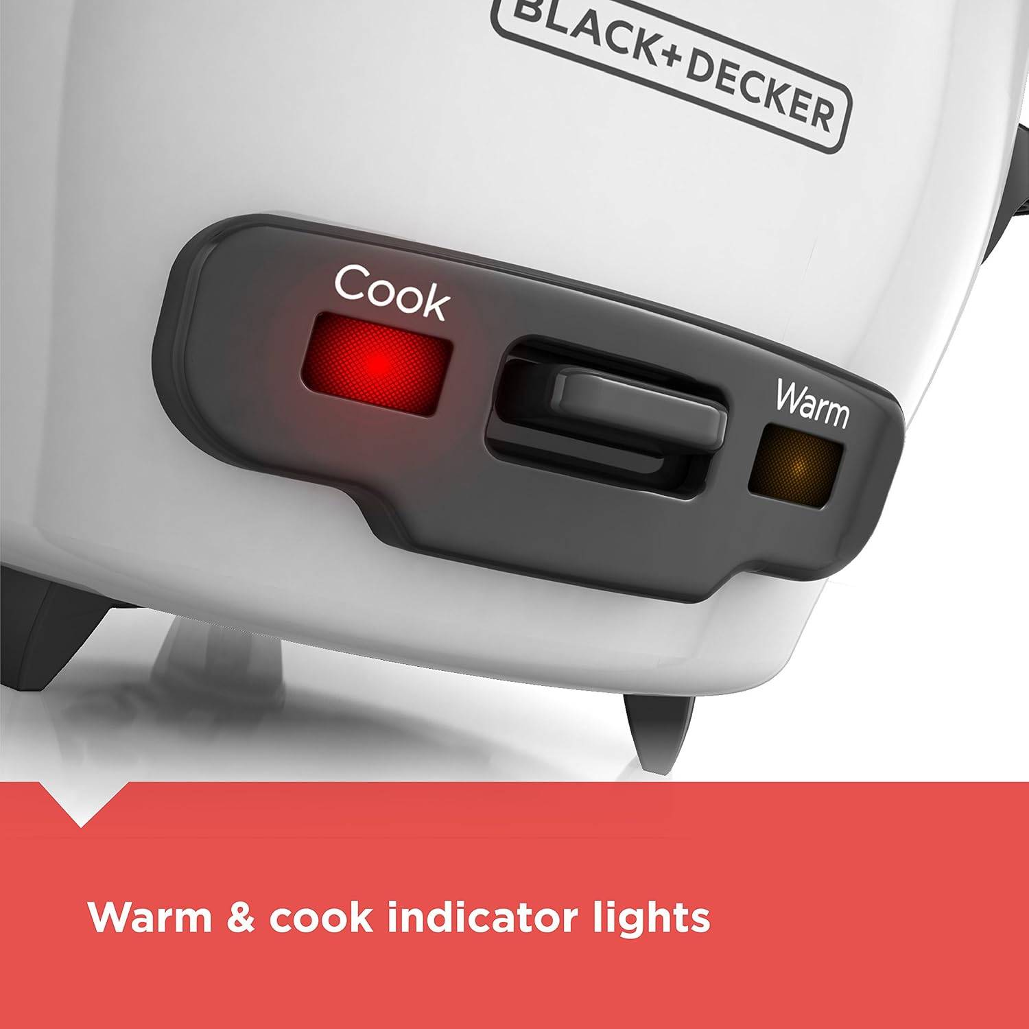 BLACK+DECKER Rice Cooker (White) – $12 - photo 3