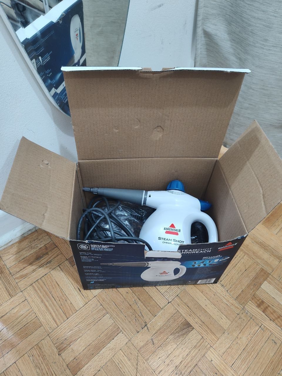 Like NEW BISSELL Steam Shot Handheld Cleaner Sanitizer 4171 - photo 2