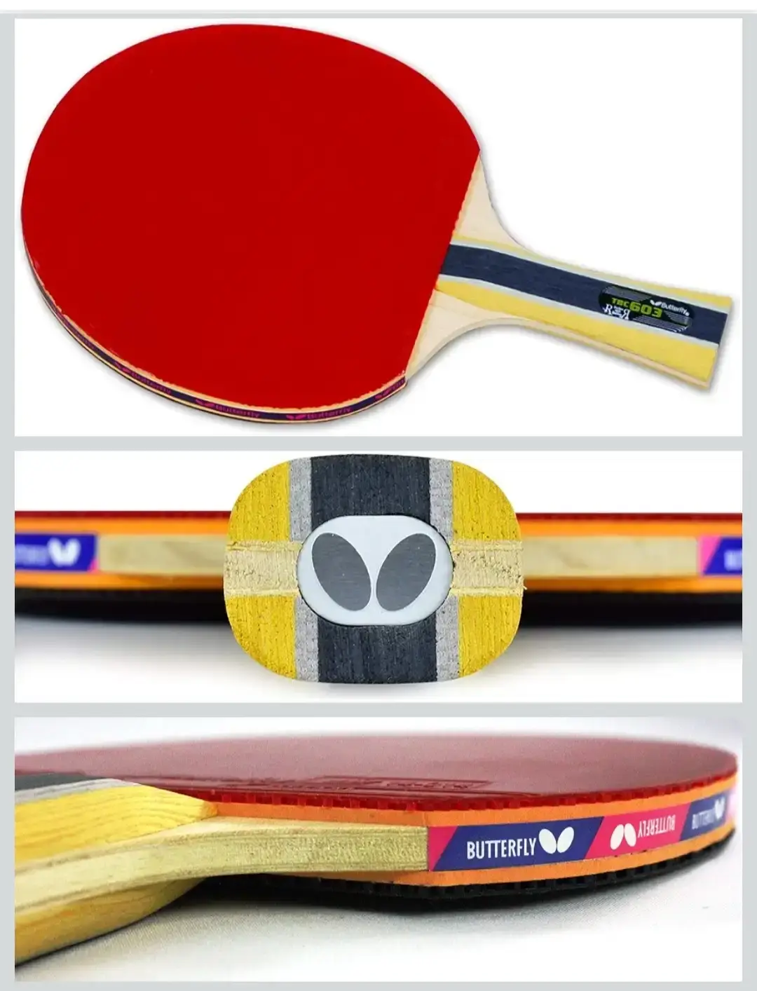 Butterfly TBC 603 Table Tennis Racket Set - photo 3