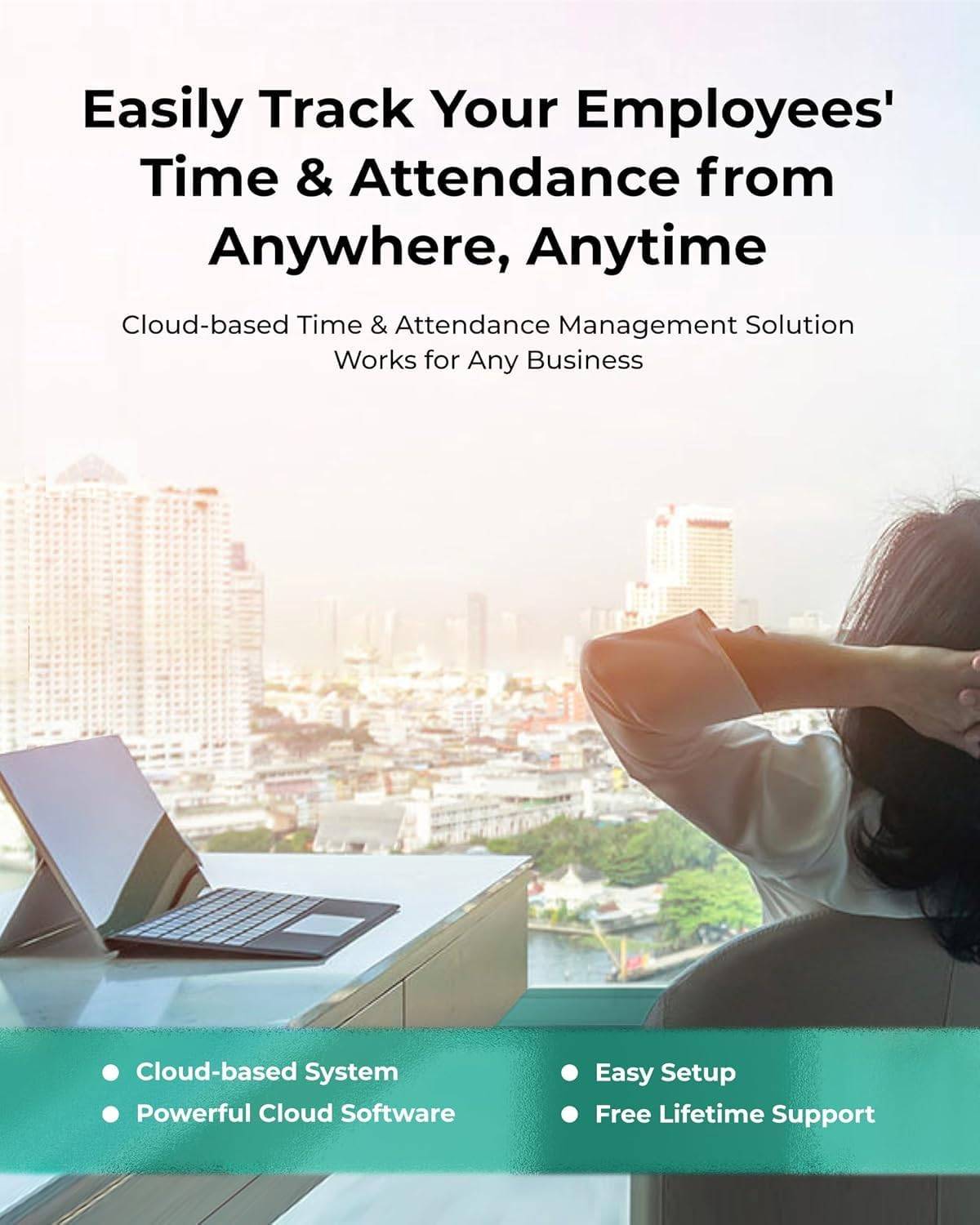 ANVIZ FacePass 7 Pro Cloud-Based Face Time Clock for Business - photo 4