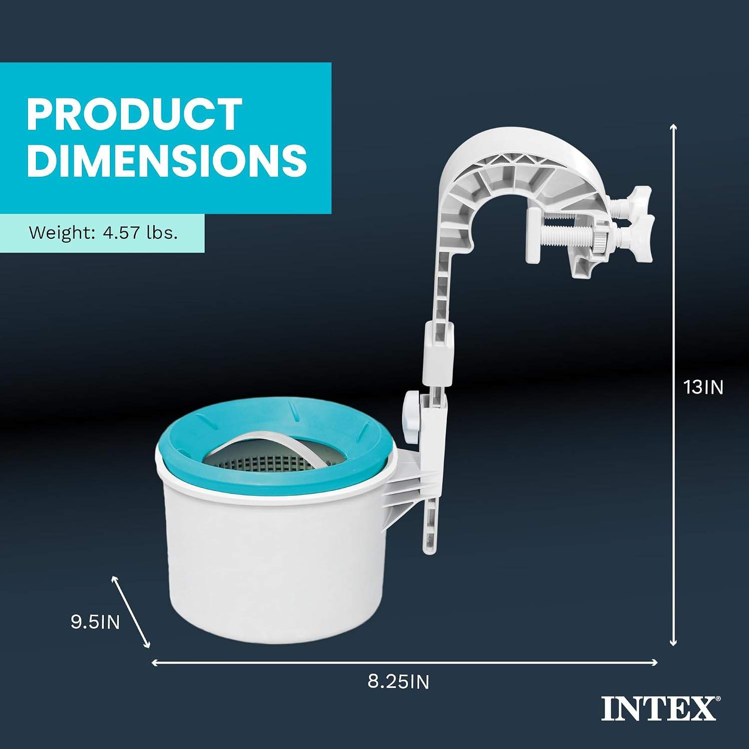INTEX 28000E Deluxe Wall Mount Pool Surface Skimmer - photo 2