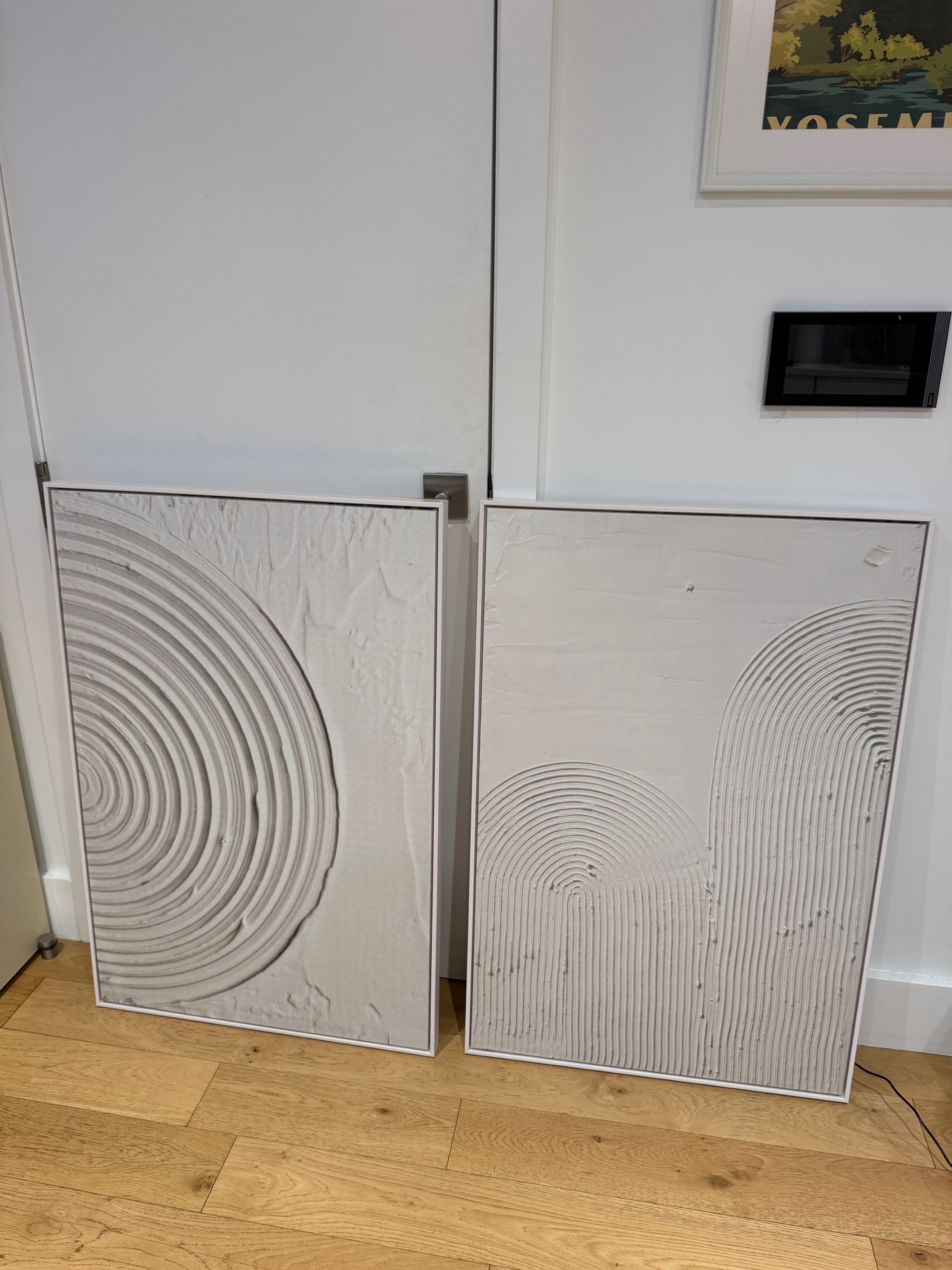 2 Modern Framed Canvas