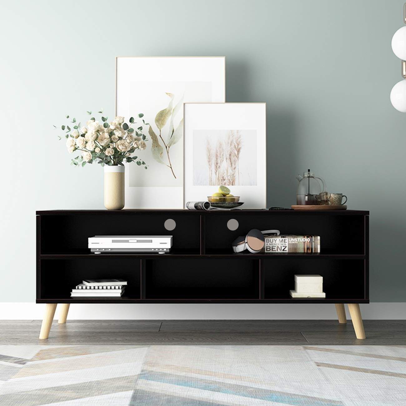 Modern Black TV Stand / Entertainment Unit