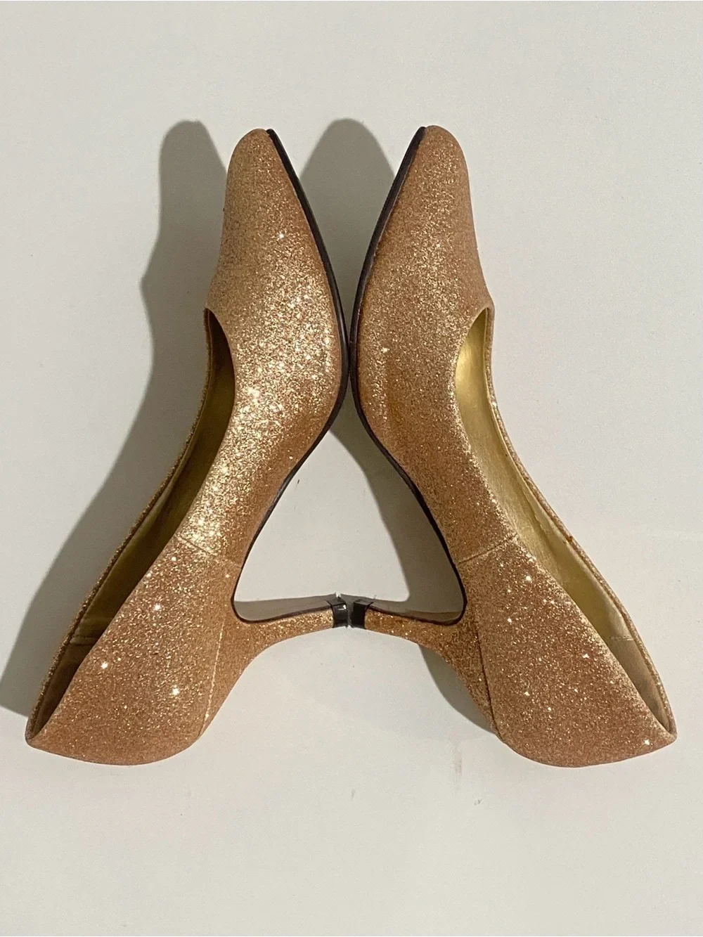 Lasonia Women's 5.5 Sparkle Pink Stiletto Pointed Toe Heels - photo 4