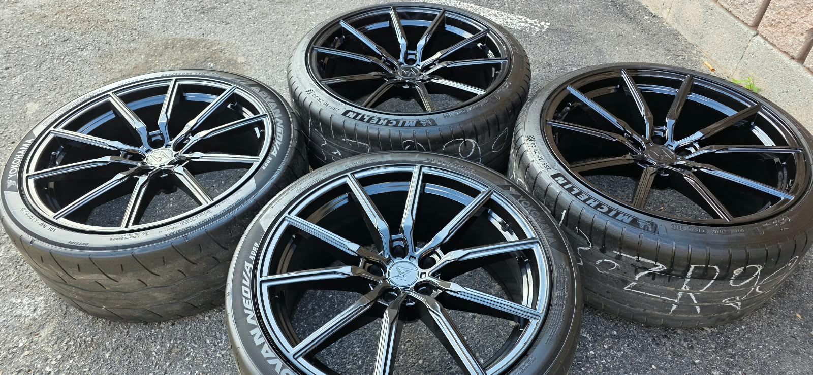 NEW 20”SENTALI(5x114)+used tires-MUSTANG/Maserati/Genisis/350Z/ - photo 5