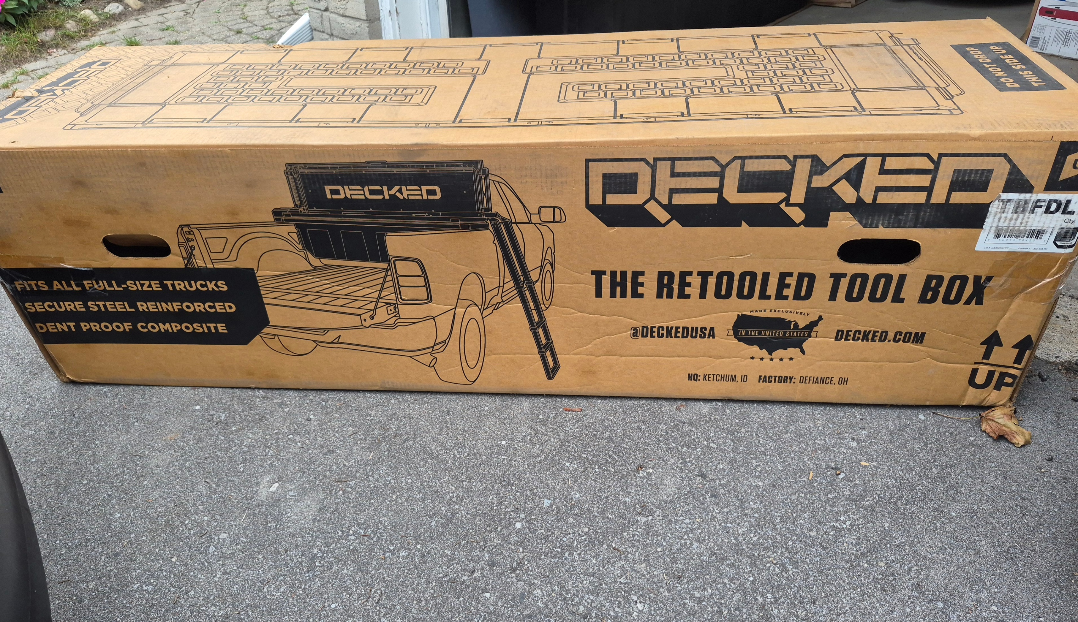 Decked Truck Toolbox with Ladder