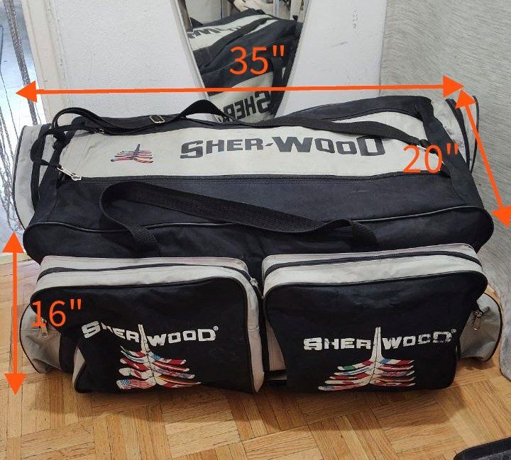 BIG HUGE Sherwood Hockey Equipment Bag - 35"x20"x16"
