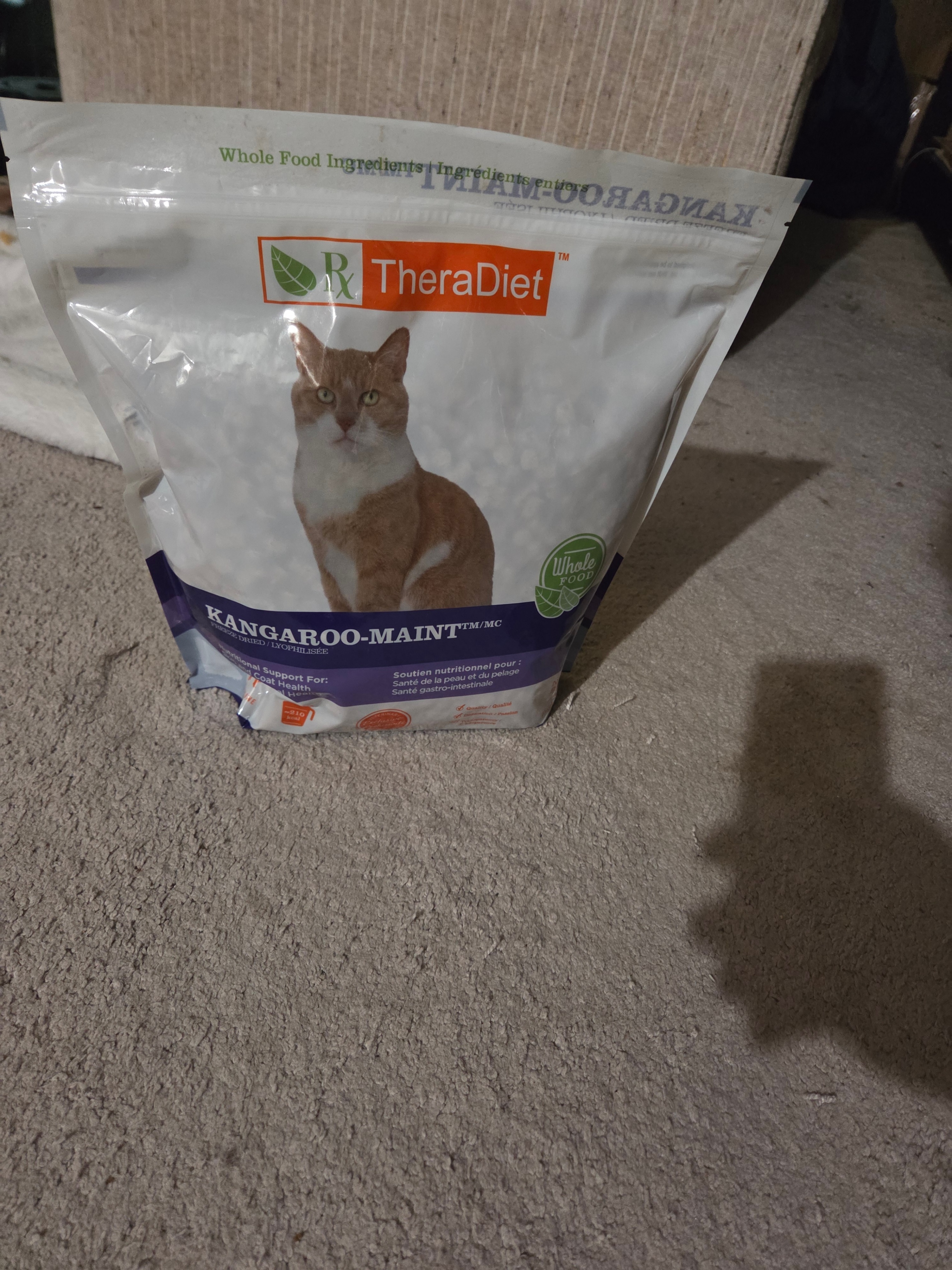 New Rayne Rx TheraDiet Kangaroo-MAINT Freeze-Dried Cat Food