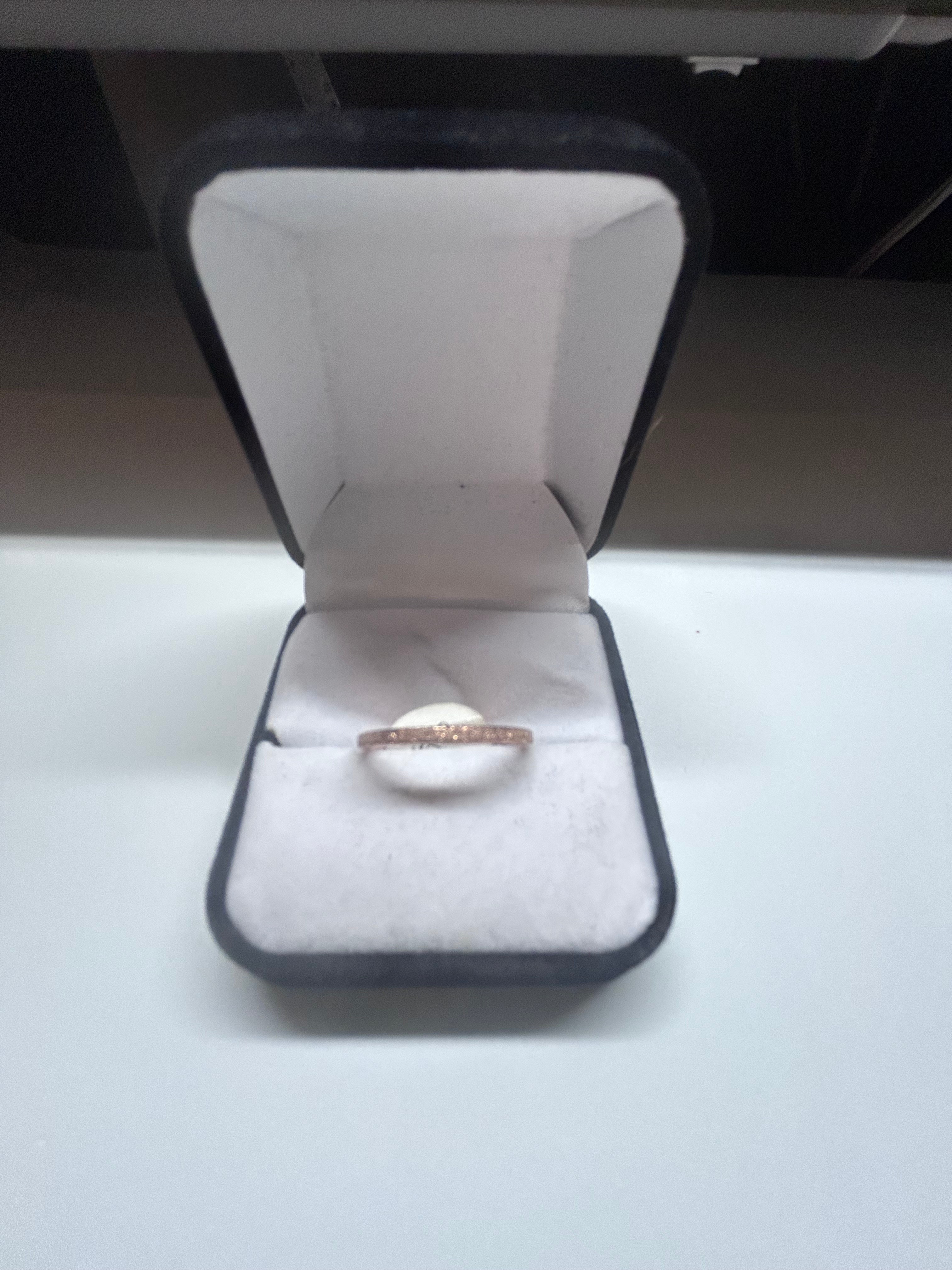 Womans Rose Gold Stacking Minimalist Ring 6 7 8
