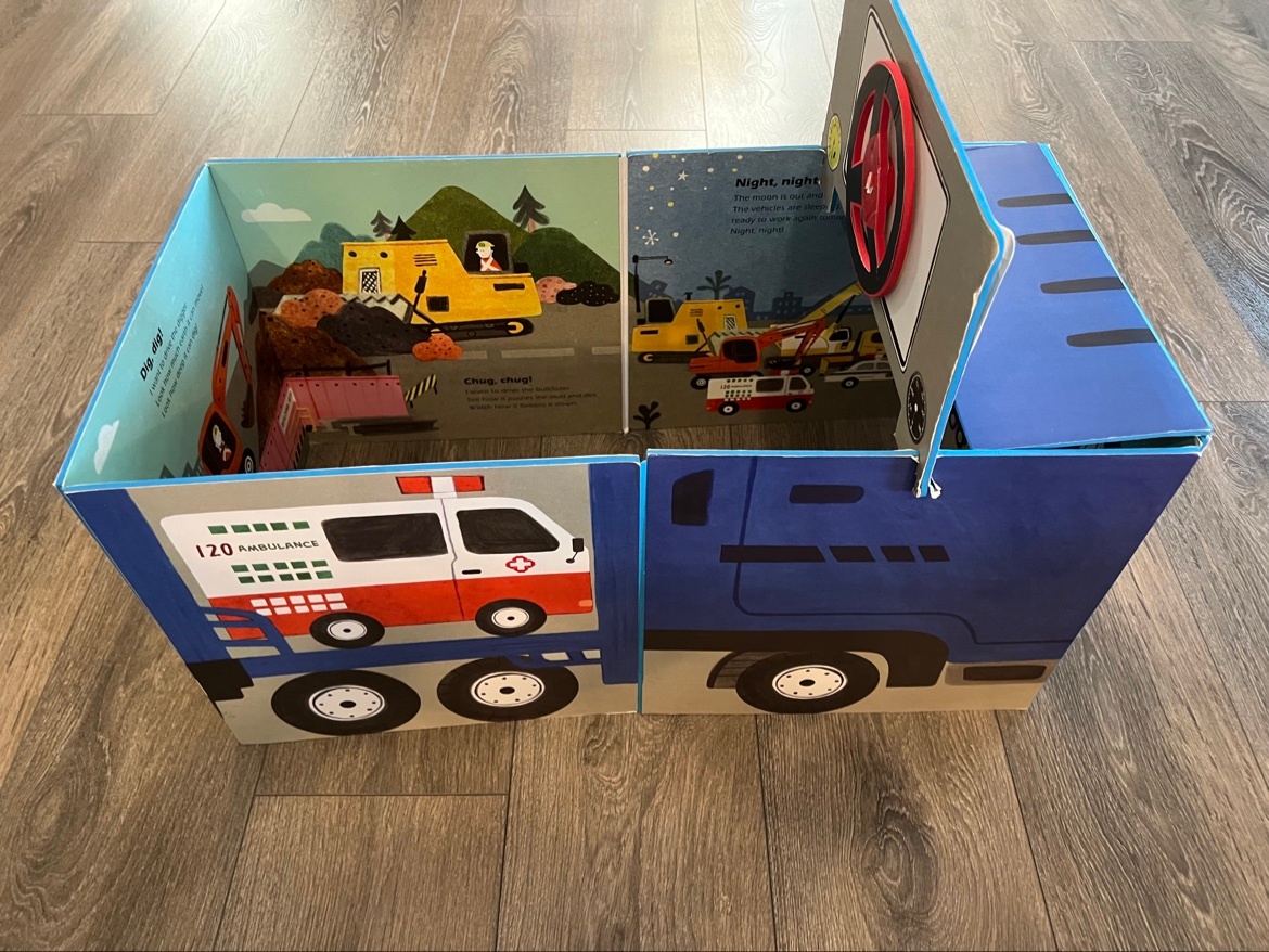 Cardboard Ride-On Play Truck