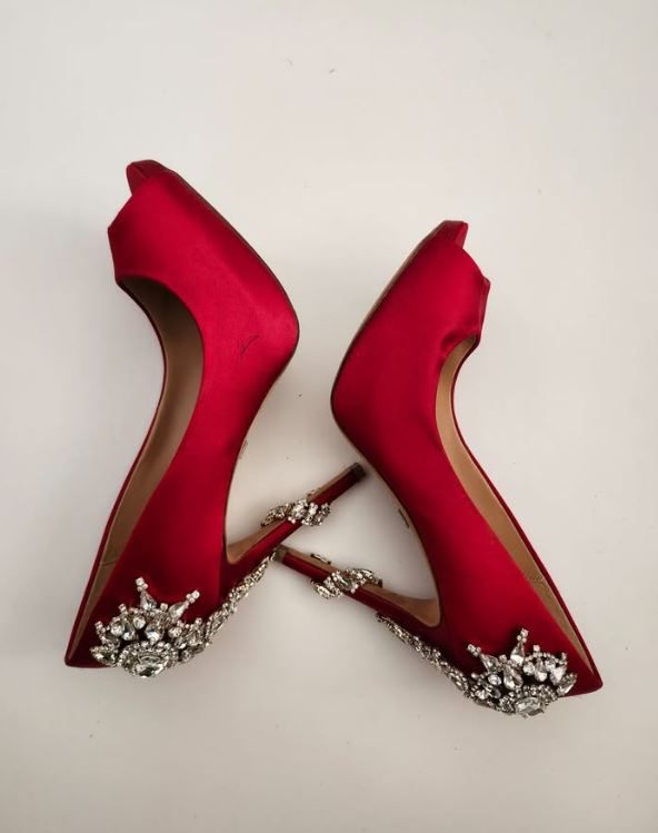 Sandals Badgley Mischka High Heels Size 6.5 - photo 3