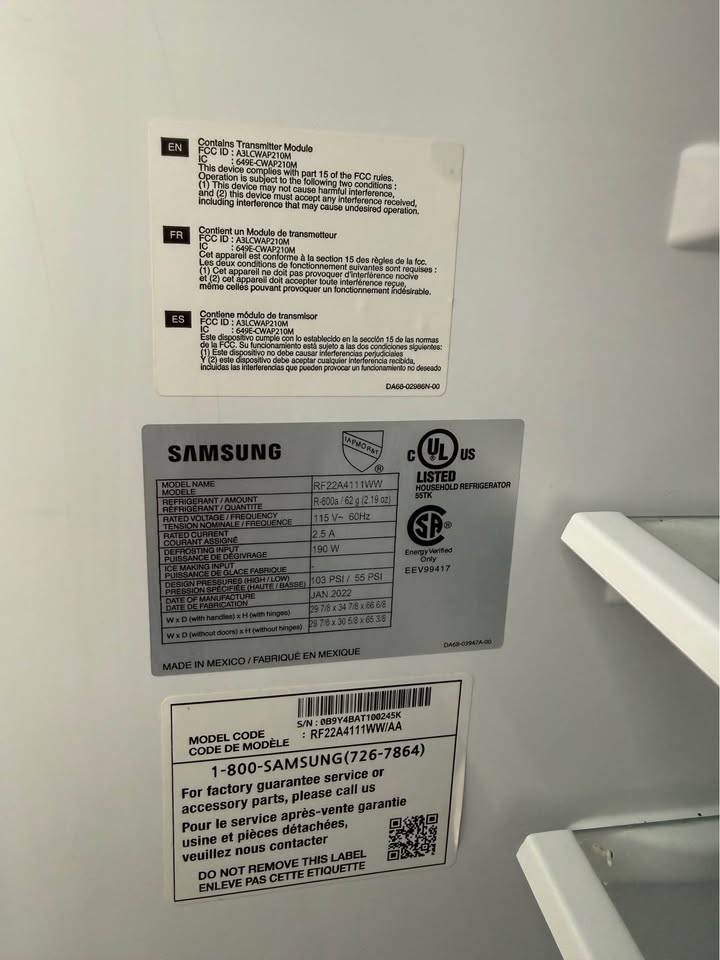 Samsung French Door Fridge - photo 4